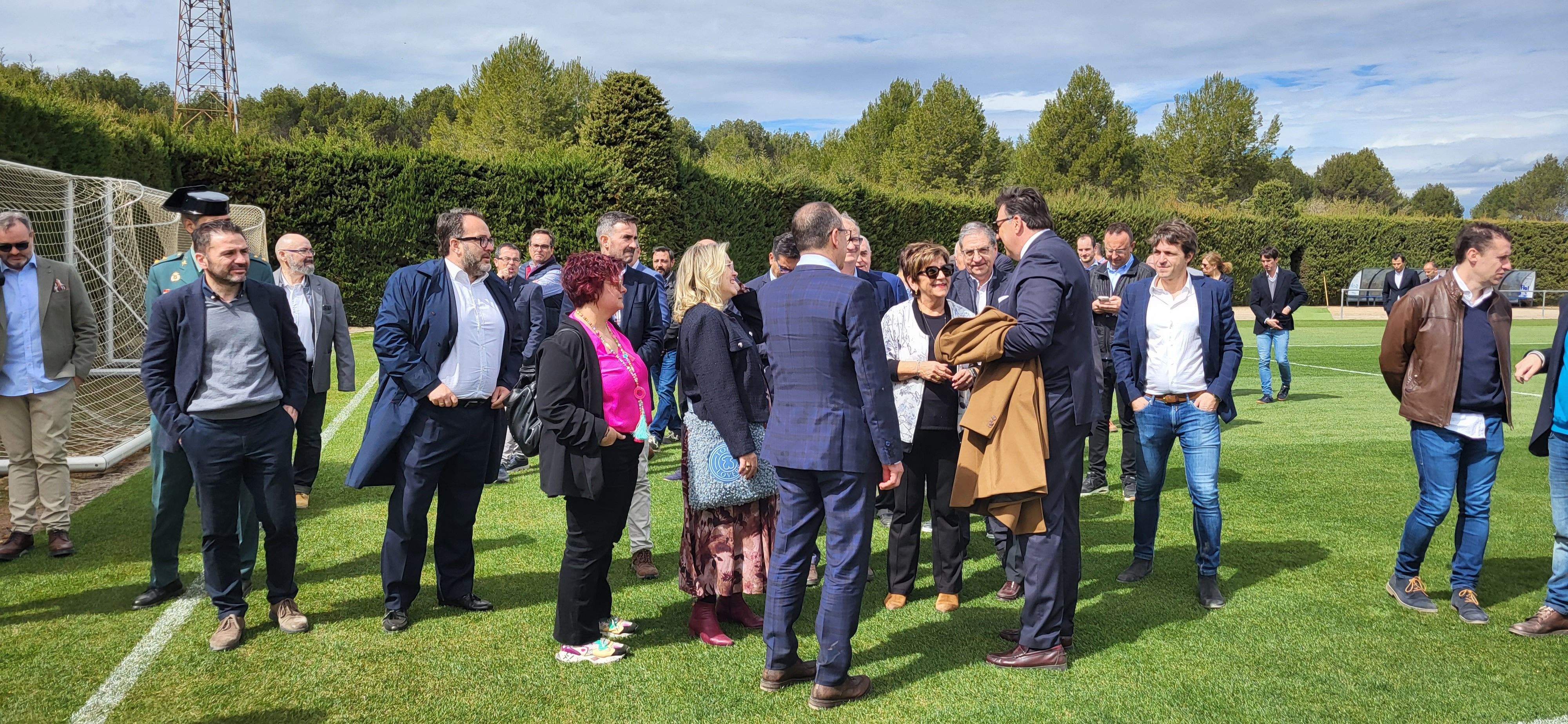 Inauguración de la Escuela Base Aragonesa de Fútbol
