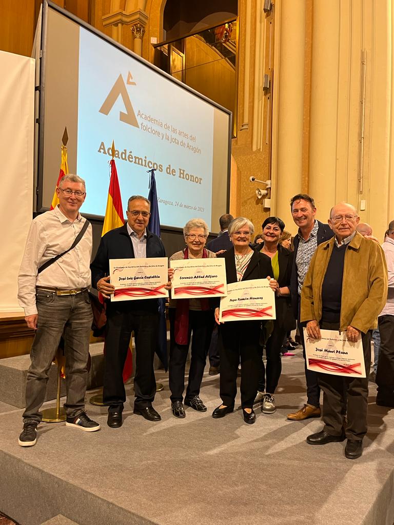 Nuevos Académicos de Honor de la Jota y el Folclore