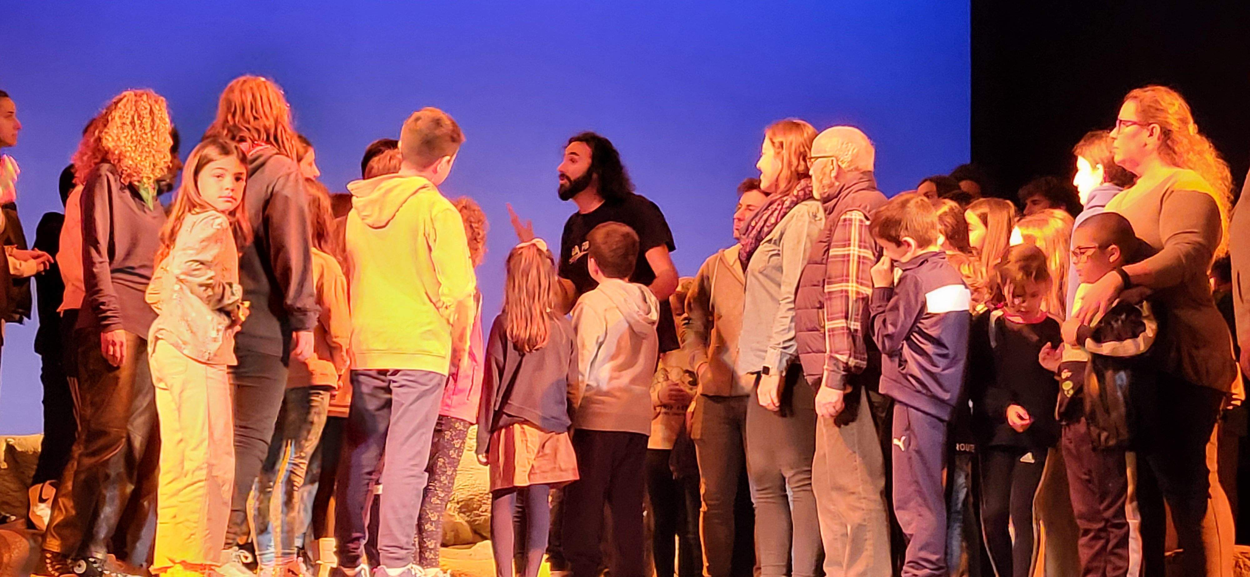 Ensayo de La Pasión en Salesianos