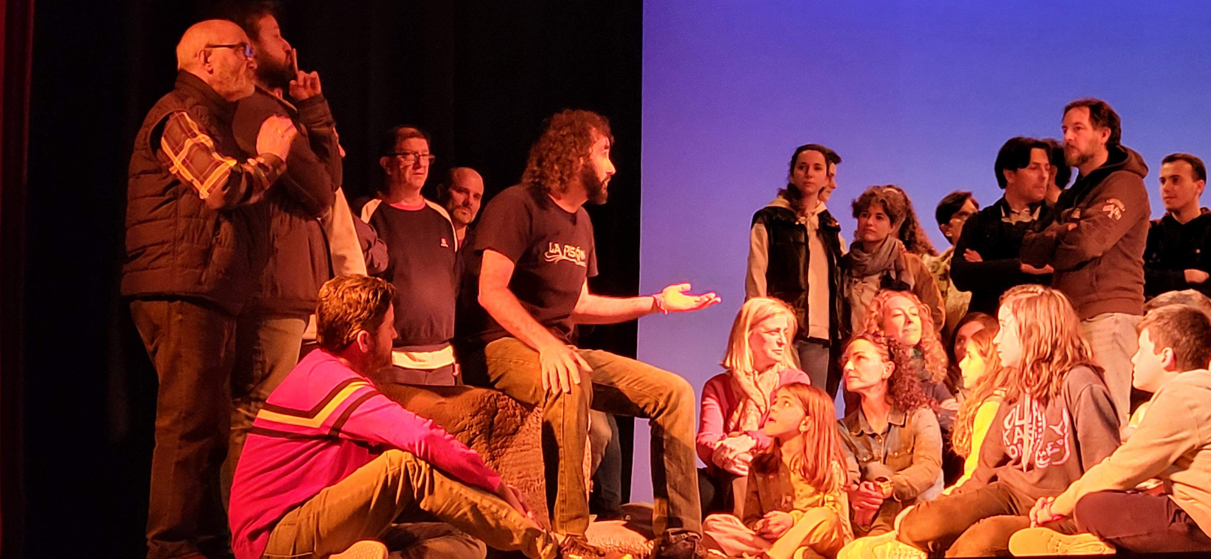 Ensayo de La Pasión en Salesianos