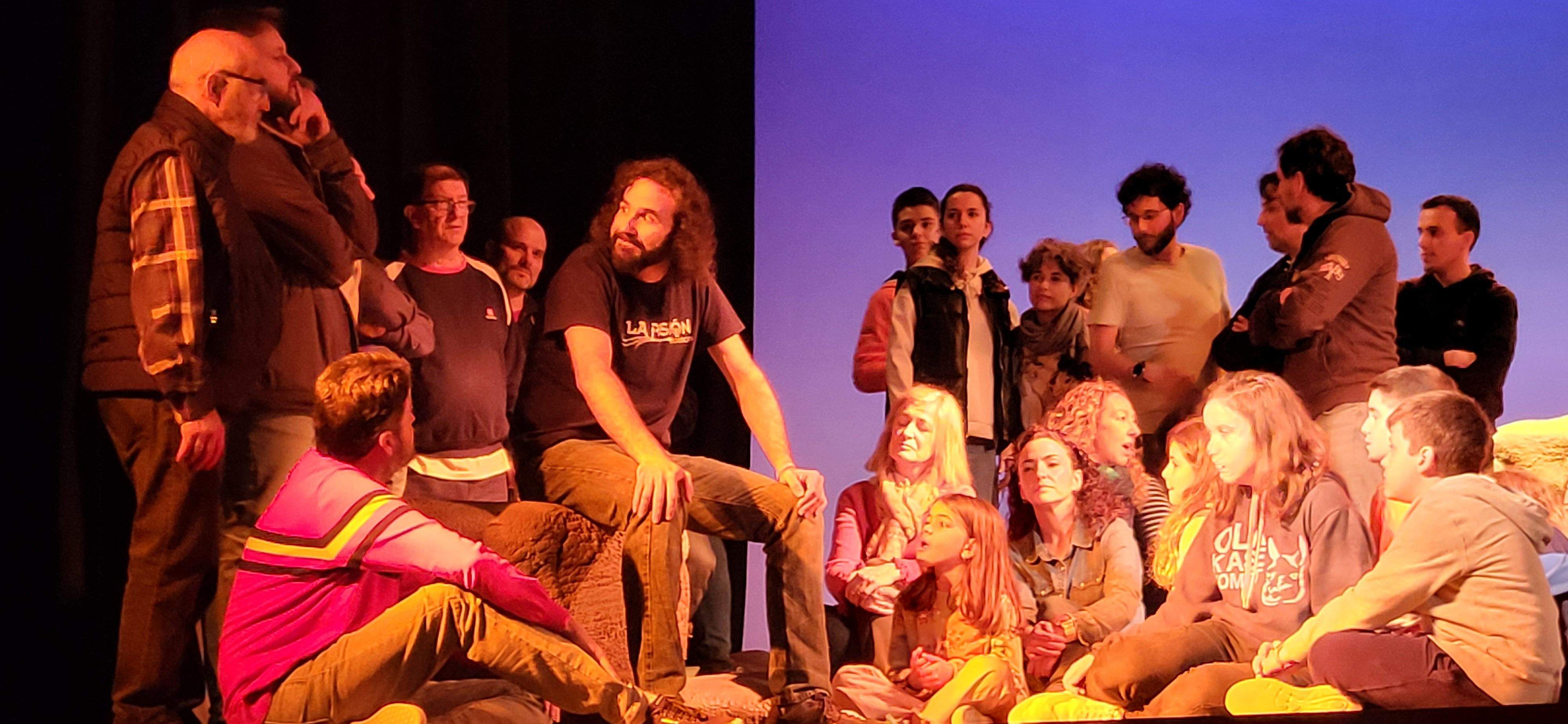 Ensayo de La Pasión en Salesianos