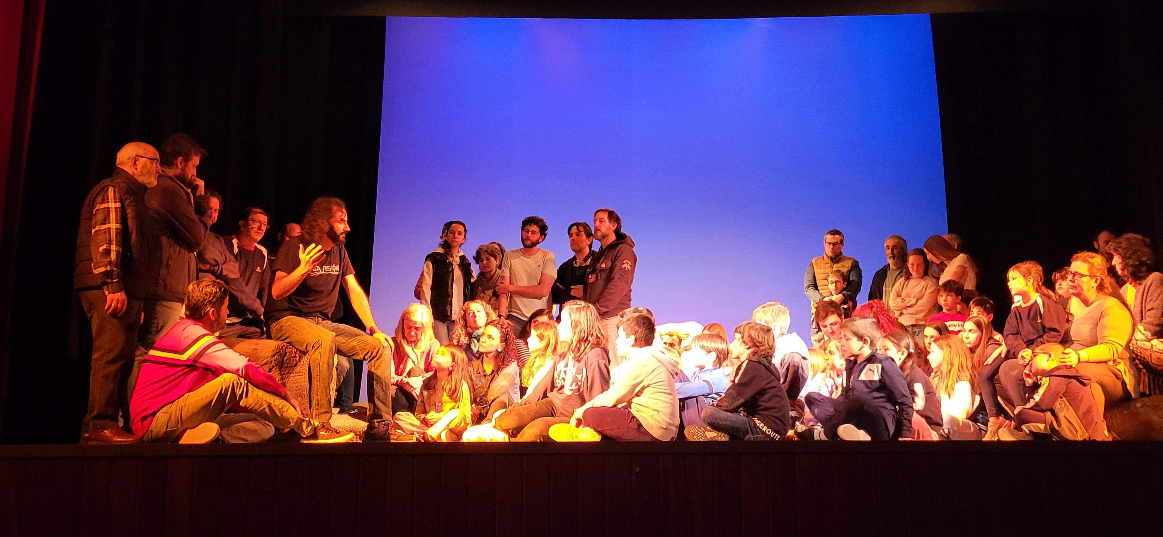 Ensayo de La Pasión en Salesianos