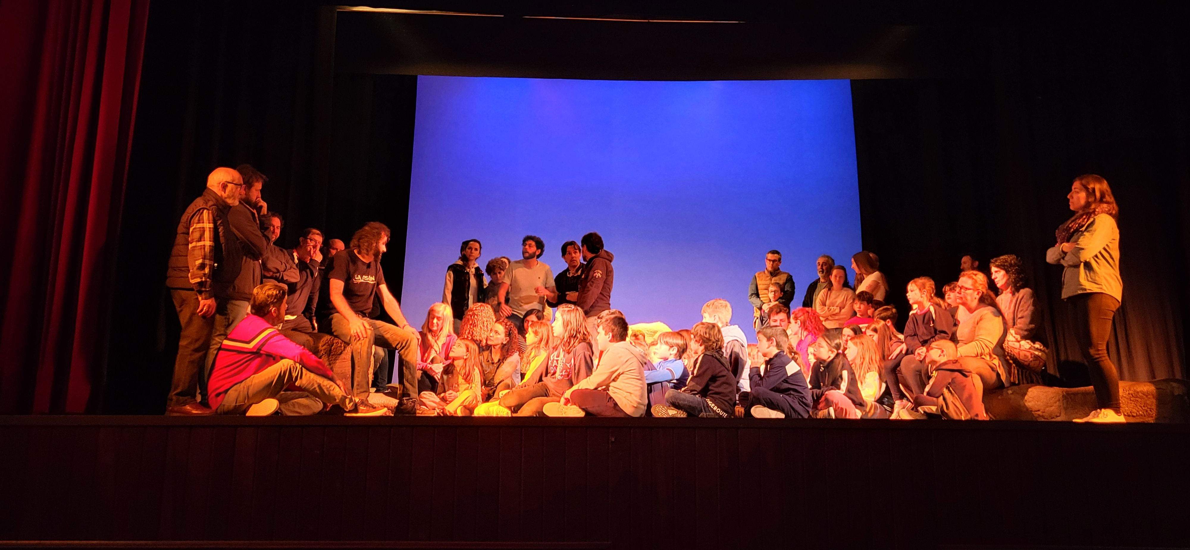 Ensayo de La Pasión en Salesianos