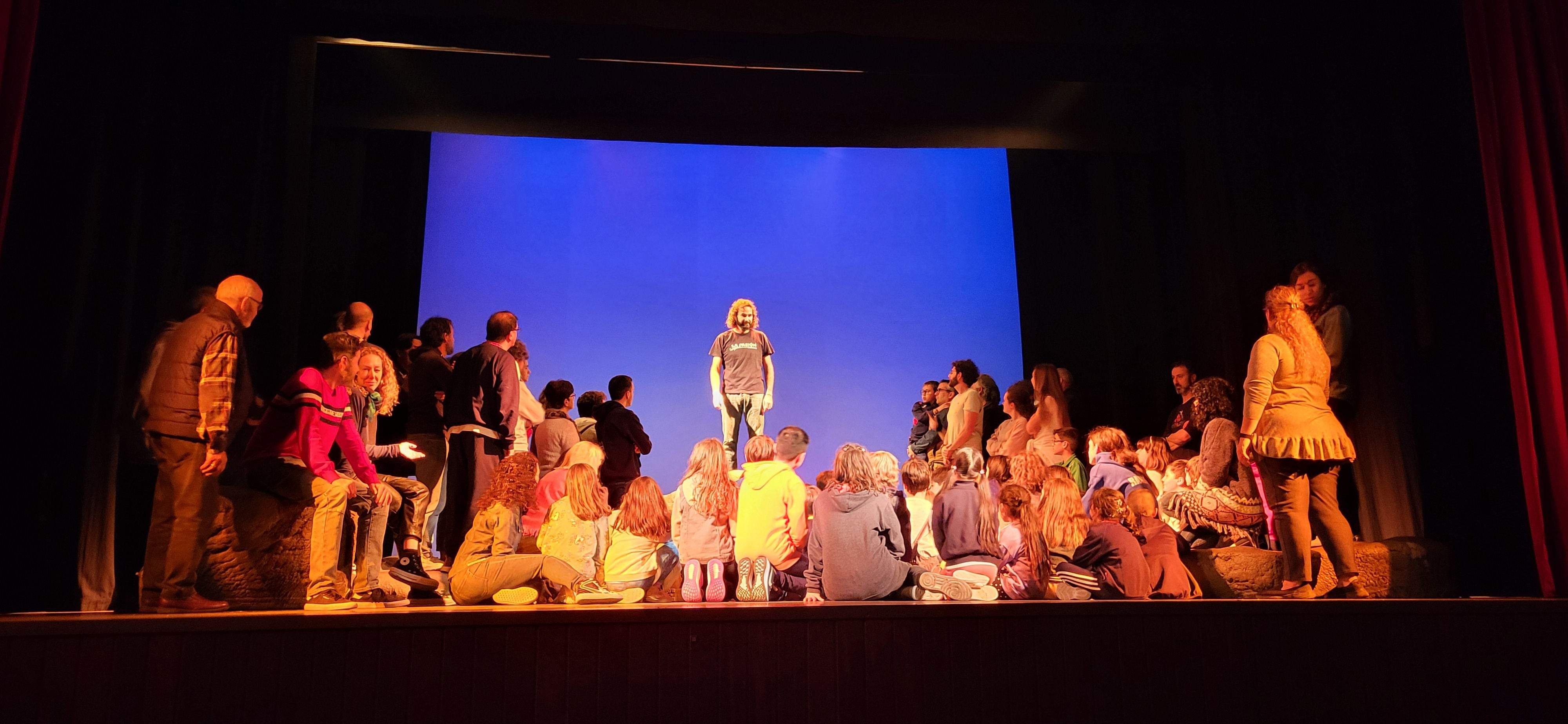 Ensayo de La Pasión en Salesianos