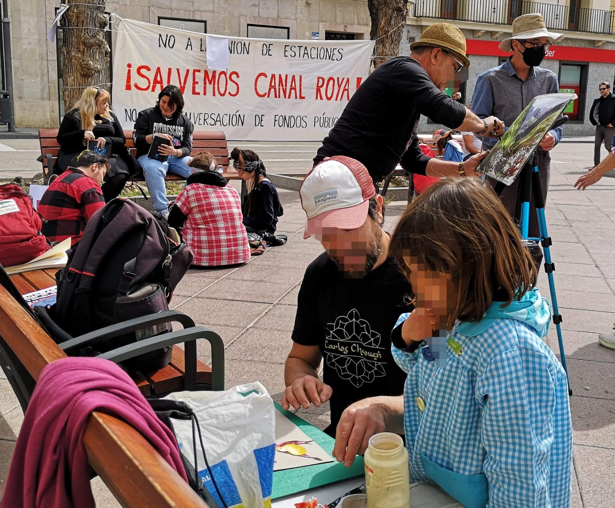 Artistas por Canal Roya. Foto E.D.A.