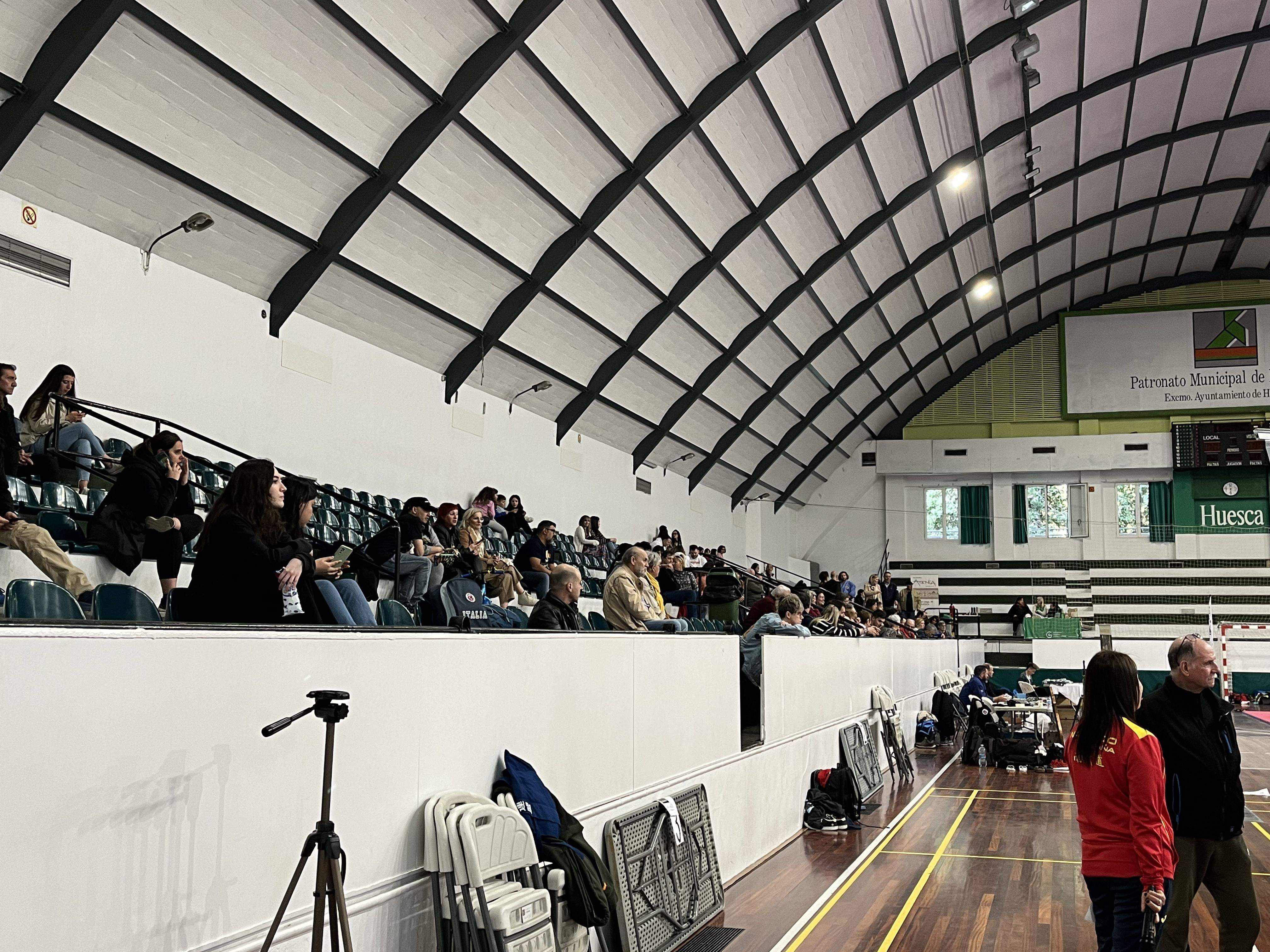 Alrededor de 200 nanbudokas se dan cita en el Pabellón del Parque de Huesca. Foto: A. Mora