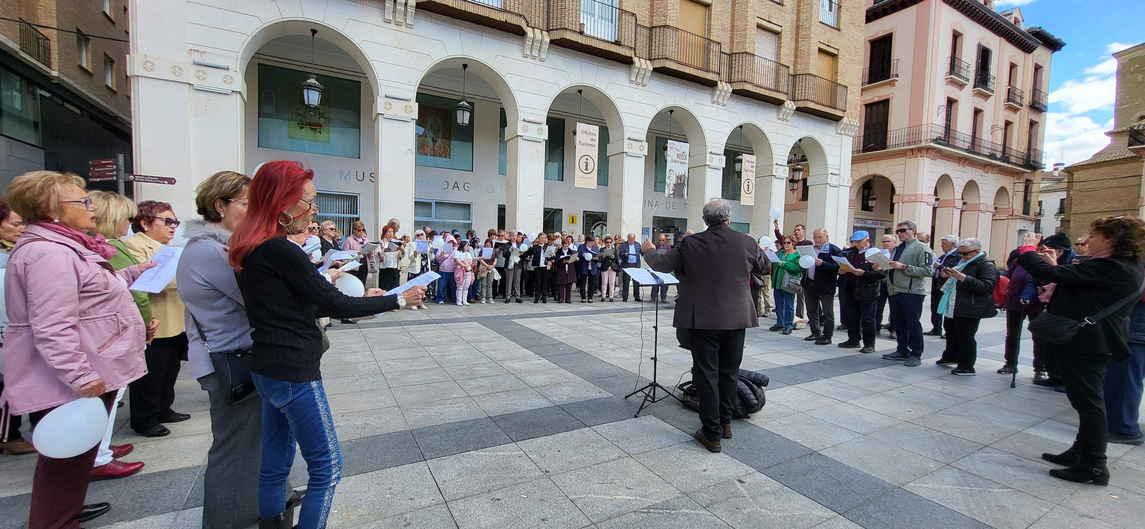 Coros por la paz. Foto Myriam Martínez