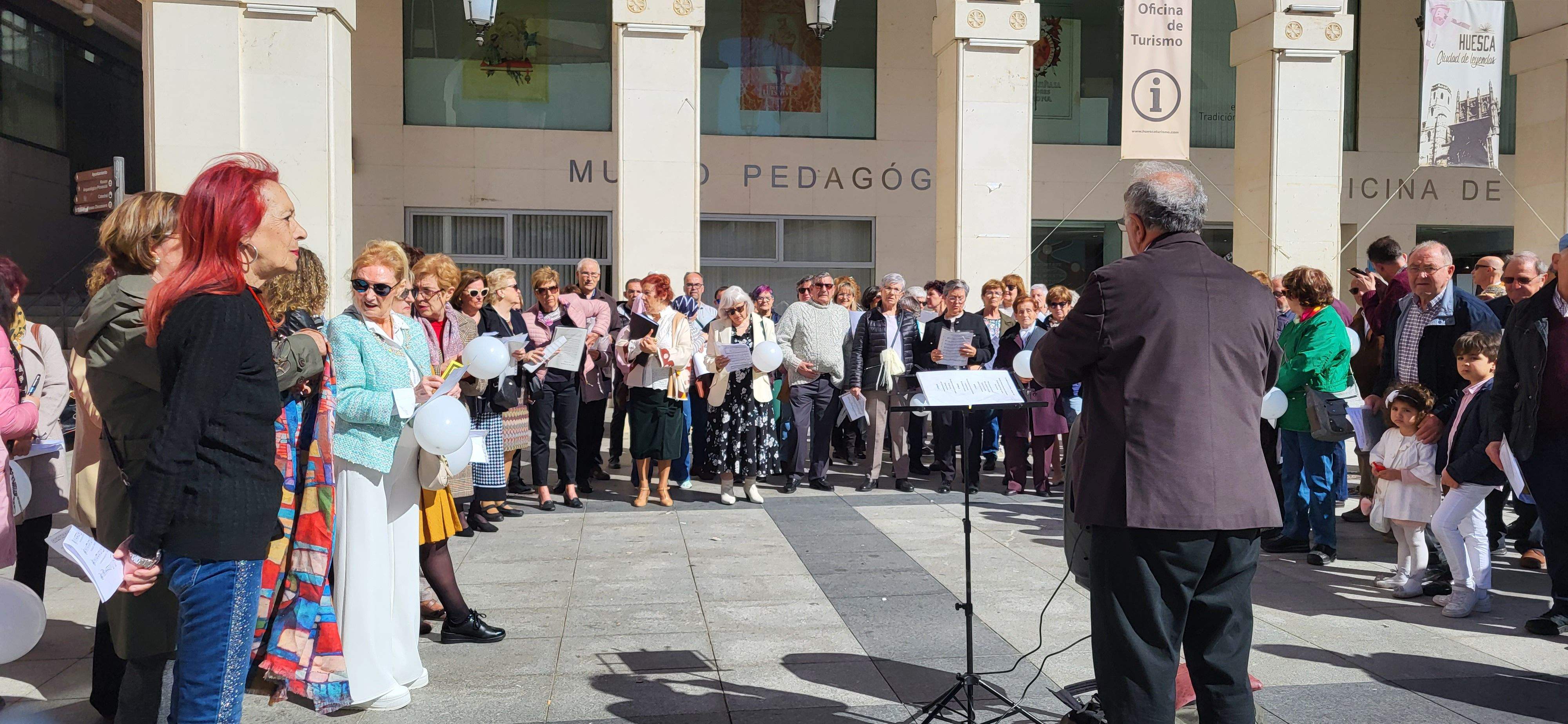Coros por la paz. Foto Myriam Martínez