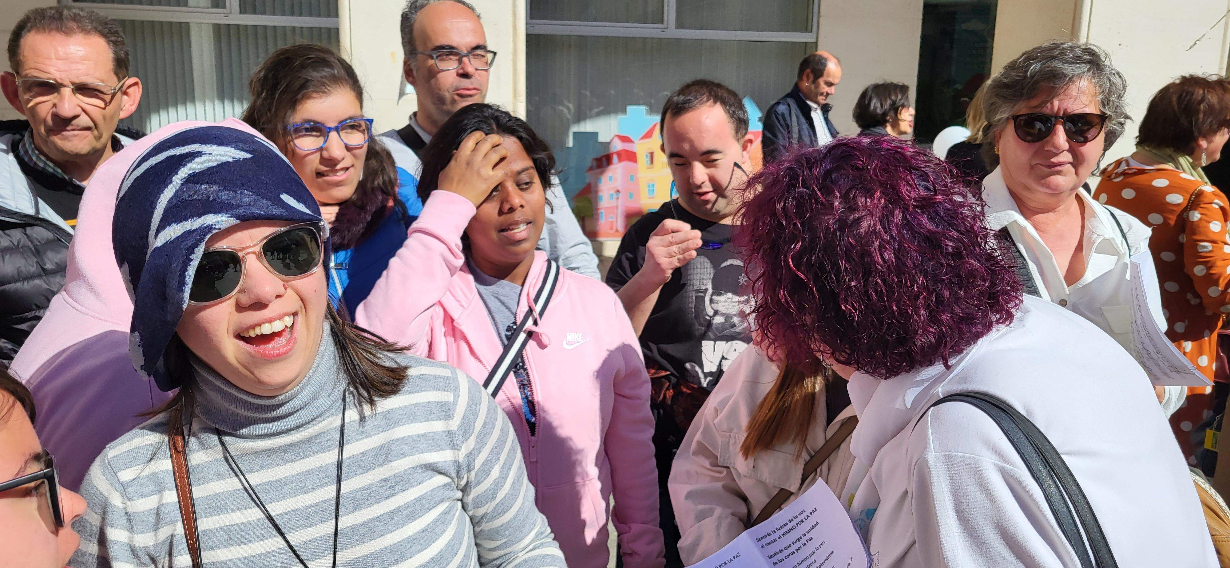 Coros por la paz. Foto Myriam Martínez