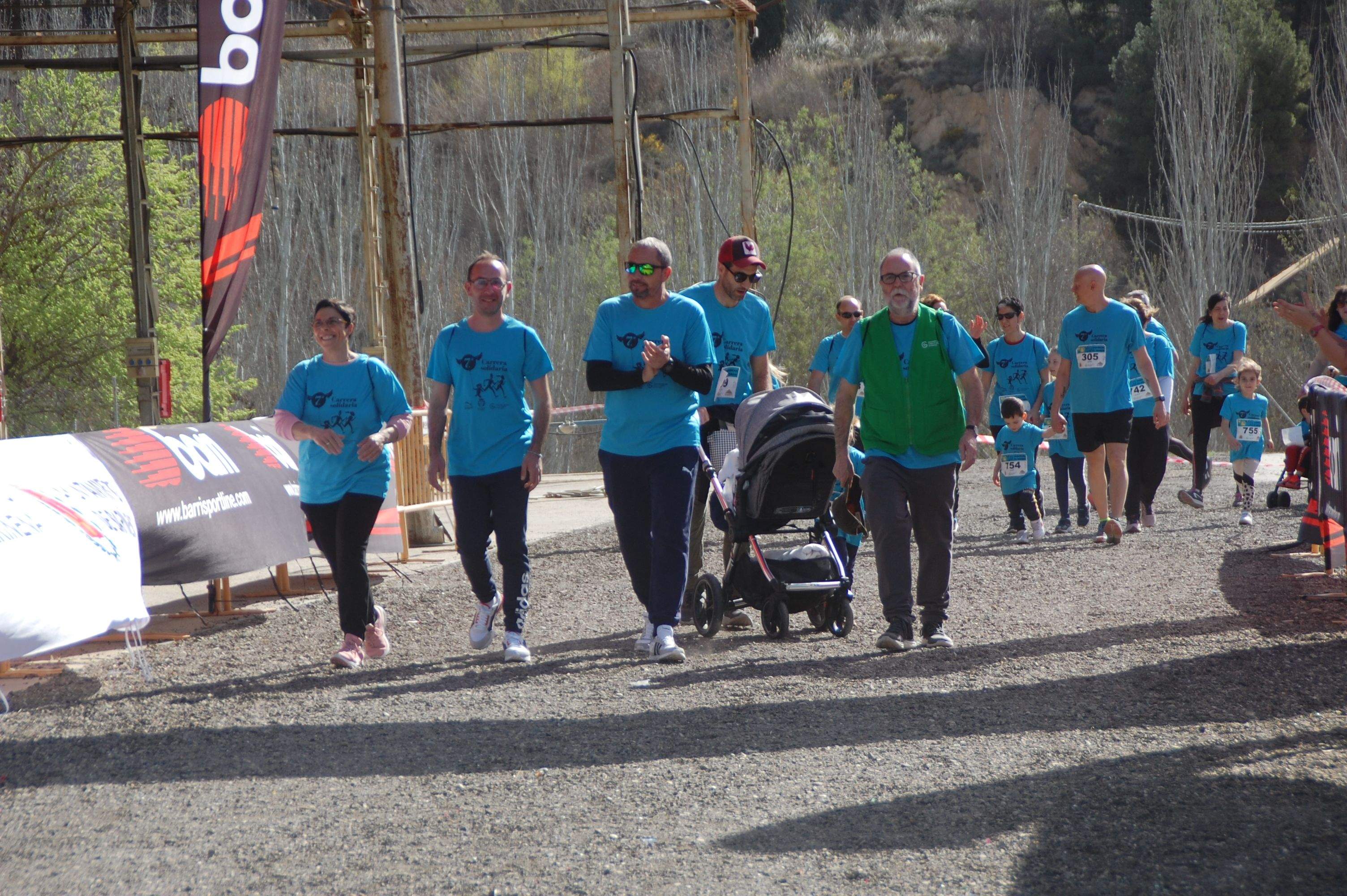 Llegada a meta, autoridades y Ramón y Cajal