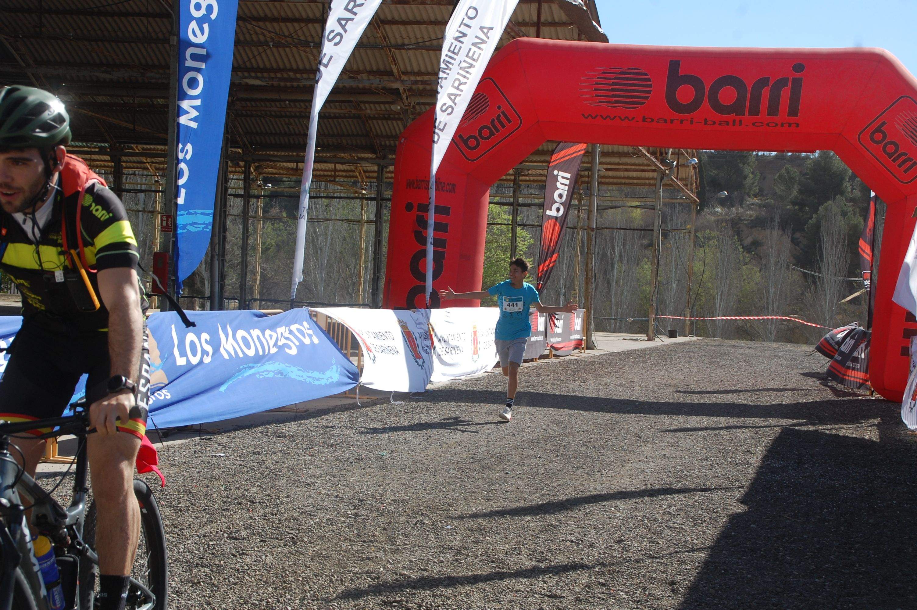 Manuel Paraled, primero en llegar a meta