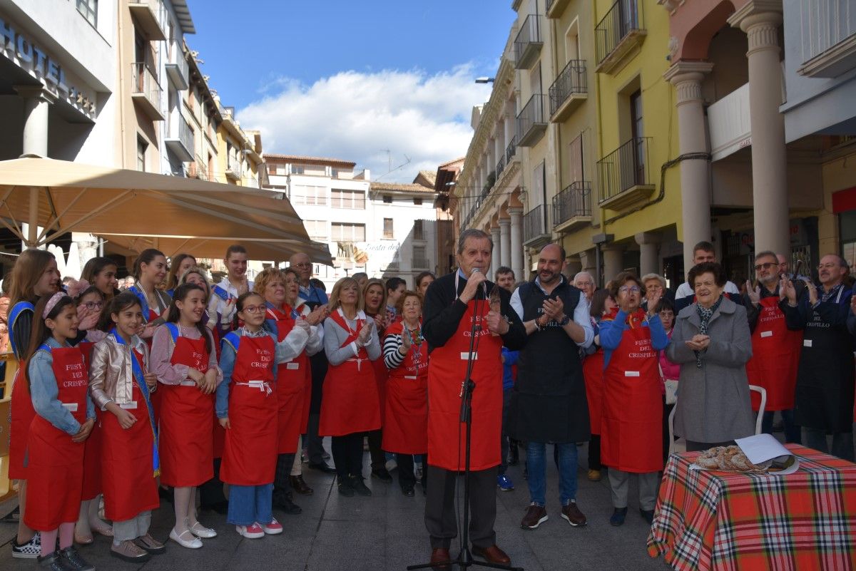Homenaje Luis Montes. Fiesta del Crespillo 2023. Ayuntamiento de Barbastro