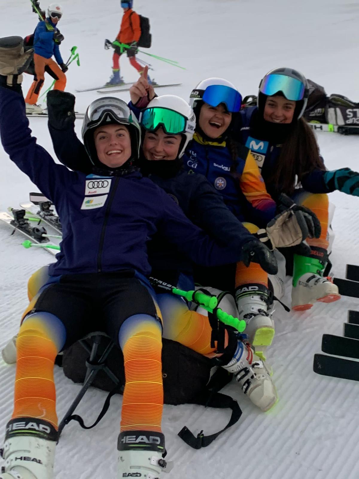 Selección Aragonesa en Sierra Nevada.