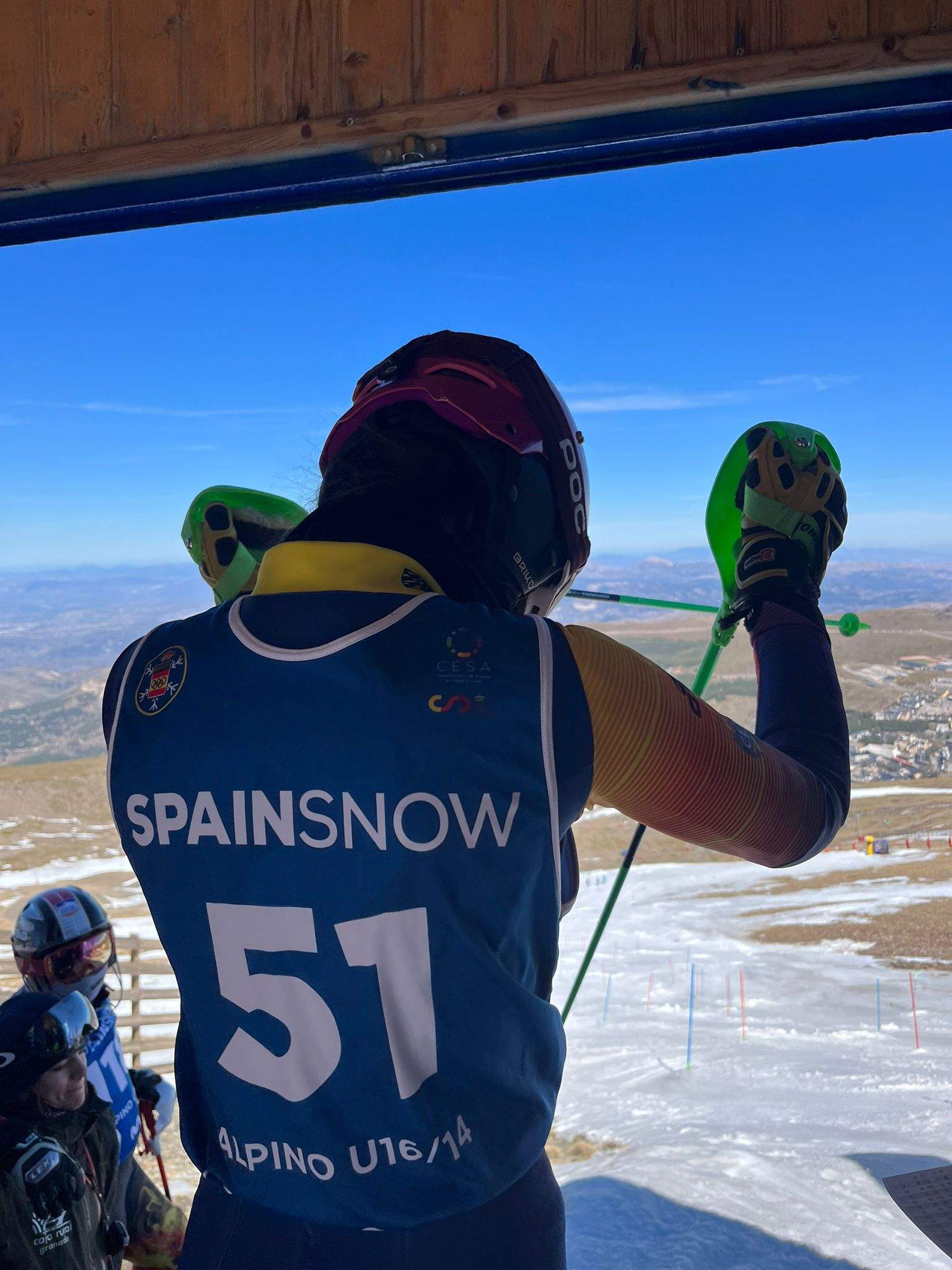 Selección Aragonesa en Sierra Nevada.