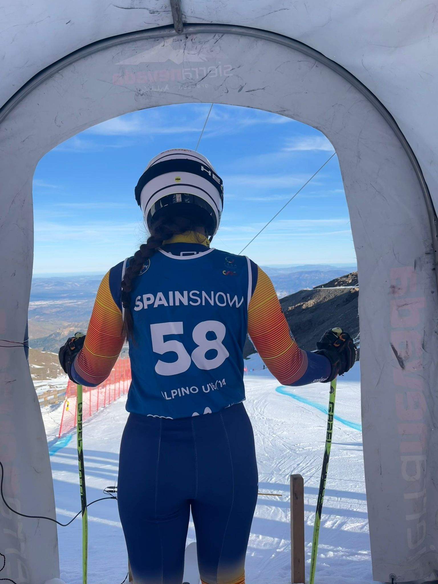 Selección Aragonesa en Sierra Nevada.