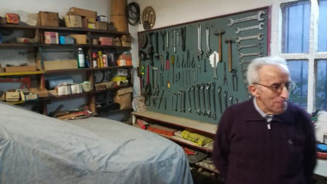 Vicente Gómez Nogarol en su taller Vicente Gómez Nogarol en su taller