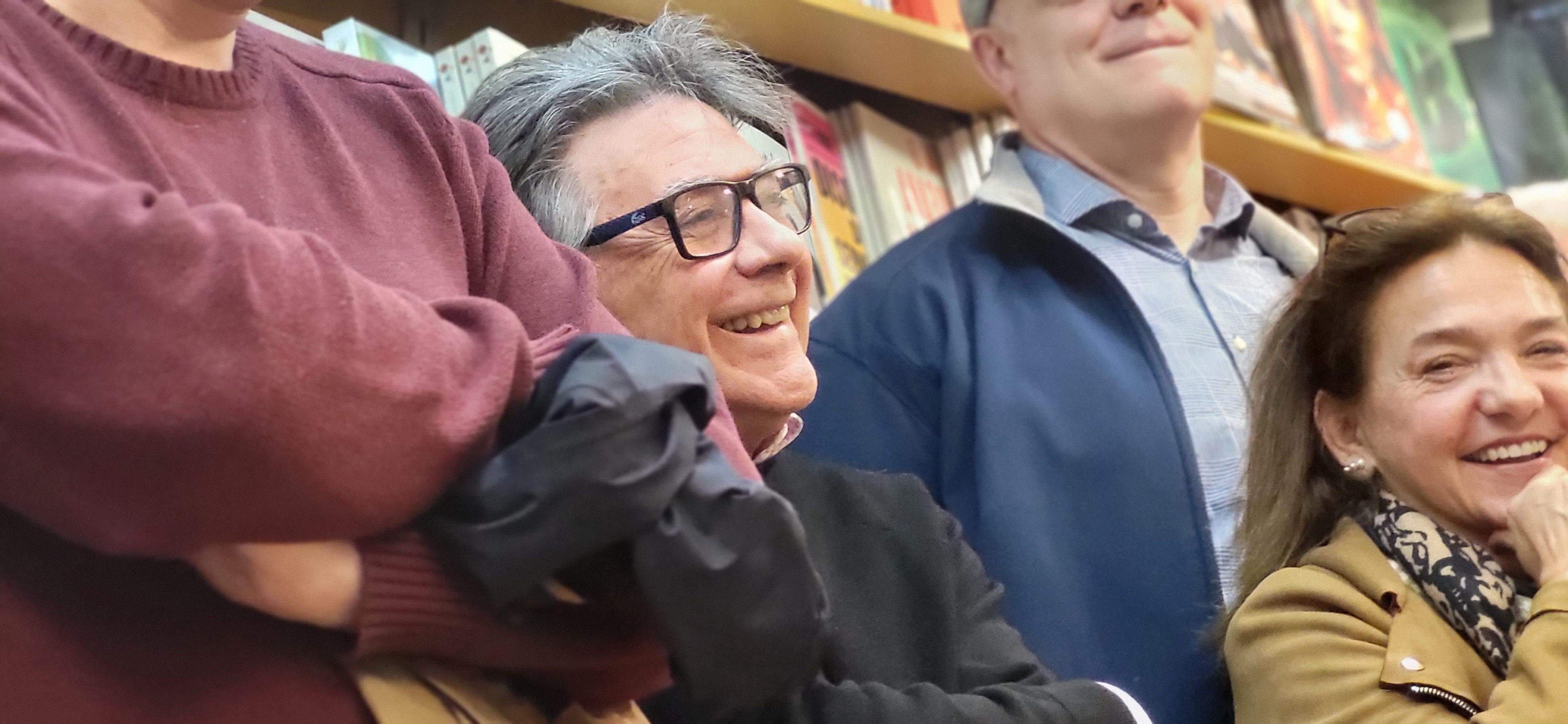 Presentación del libro de José Ignacio Lacasta-Zabalza sobre Orwell. Foto Myriam Martínez