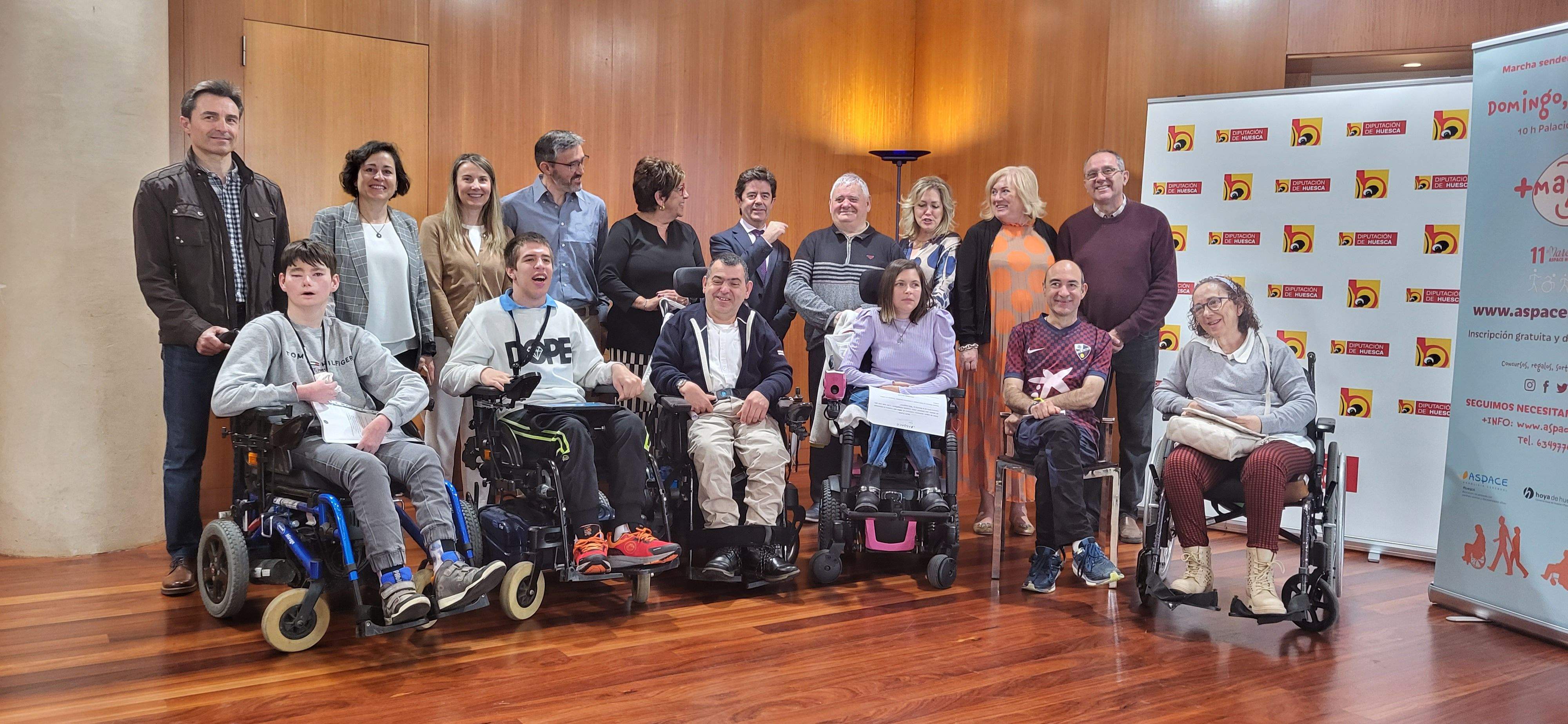 Presentación de la 11ª Marcha Aspace Huesca. Foto Myriam Martínez 