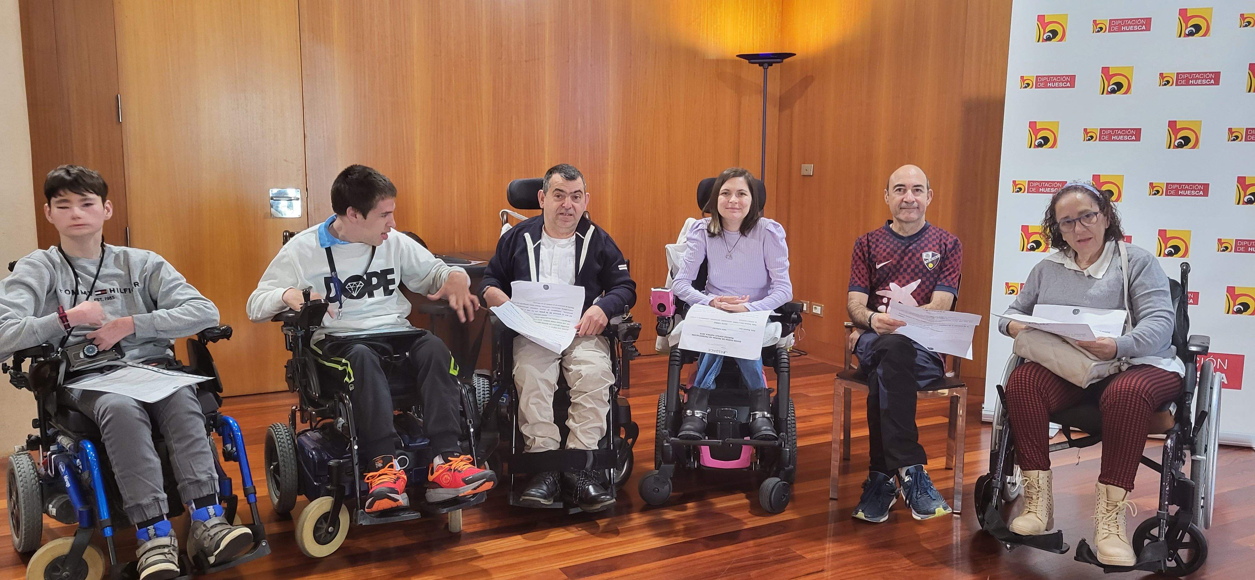 Presentación de la 11ª Marcha Aspace Huesca. Foto Myriam Martínez 