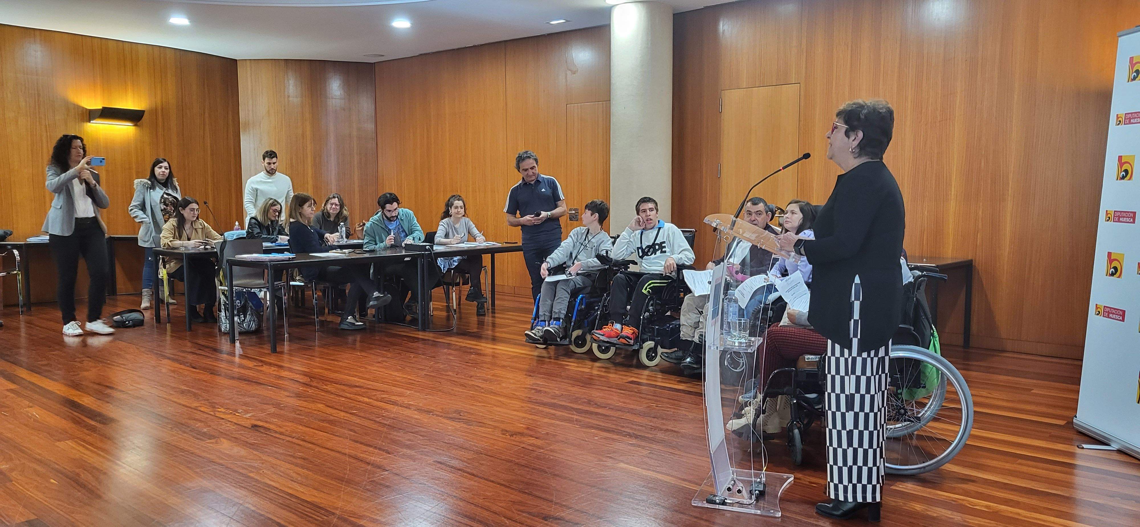 Presentación de la 11ª Marcha Aspace Huesca. Foto Myriam Martínez 