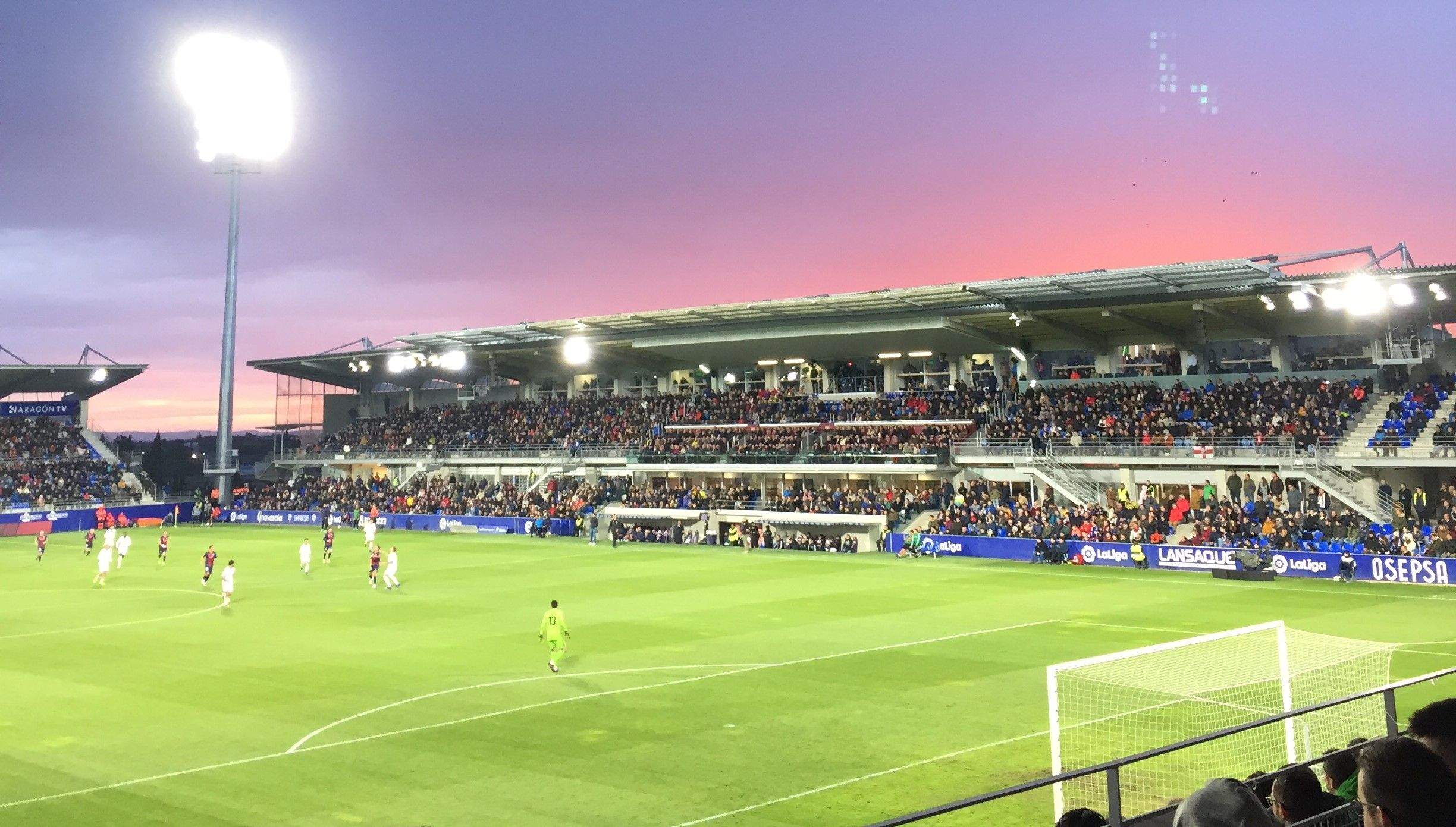 El cielo se tiñó de azulgrana. Foto: Adrián Mora