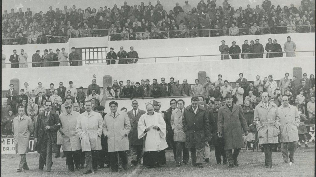 Día de la inauguración del estadio.