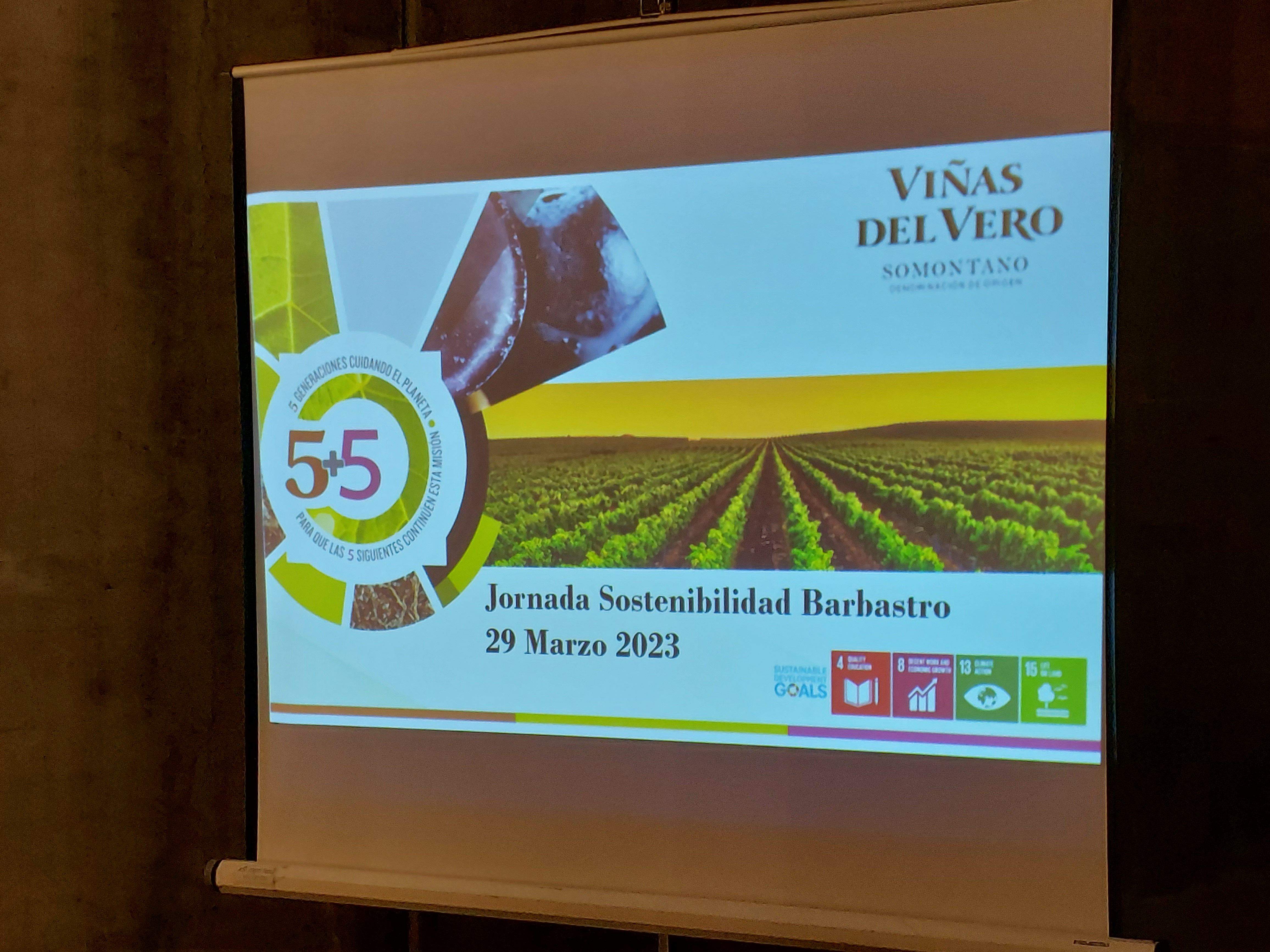 Presentación de las prácticas sostenibles de Viñas del Vero