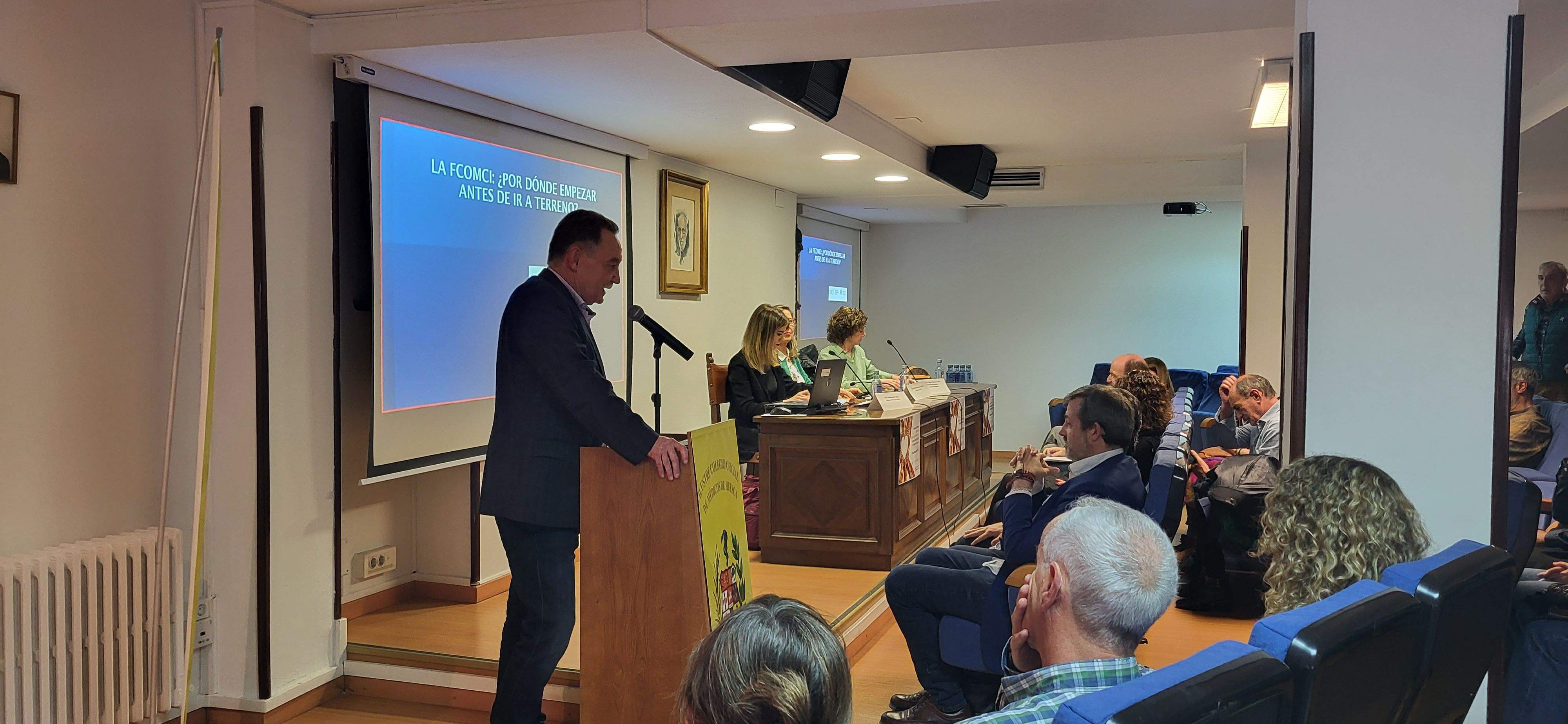 Presentación de la Oficina de Cooperación Internacional del Colegio de Médicos de Huesca. Foto Myriam Martínez