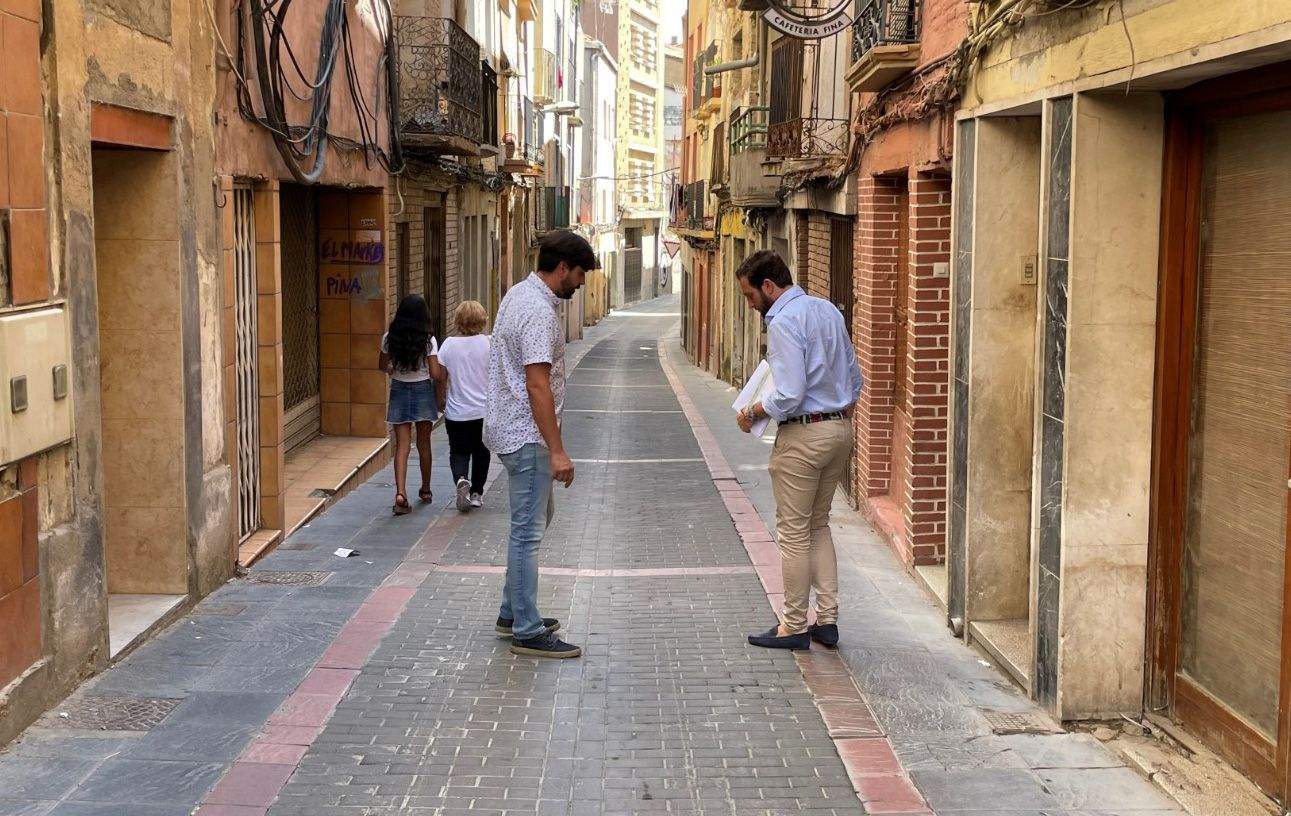 Isaac Claver señala que el proyecto es muy importante para el casco antiguo. 