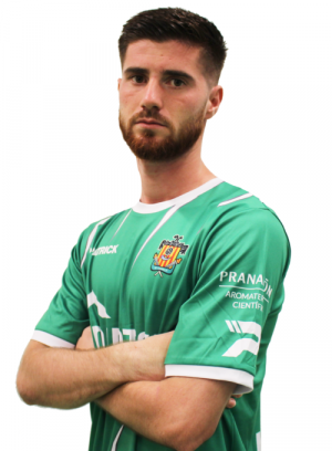Álex Zalaya con la camiseta del Cornellá.