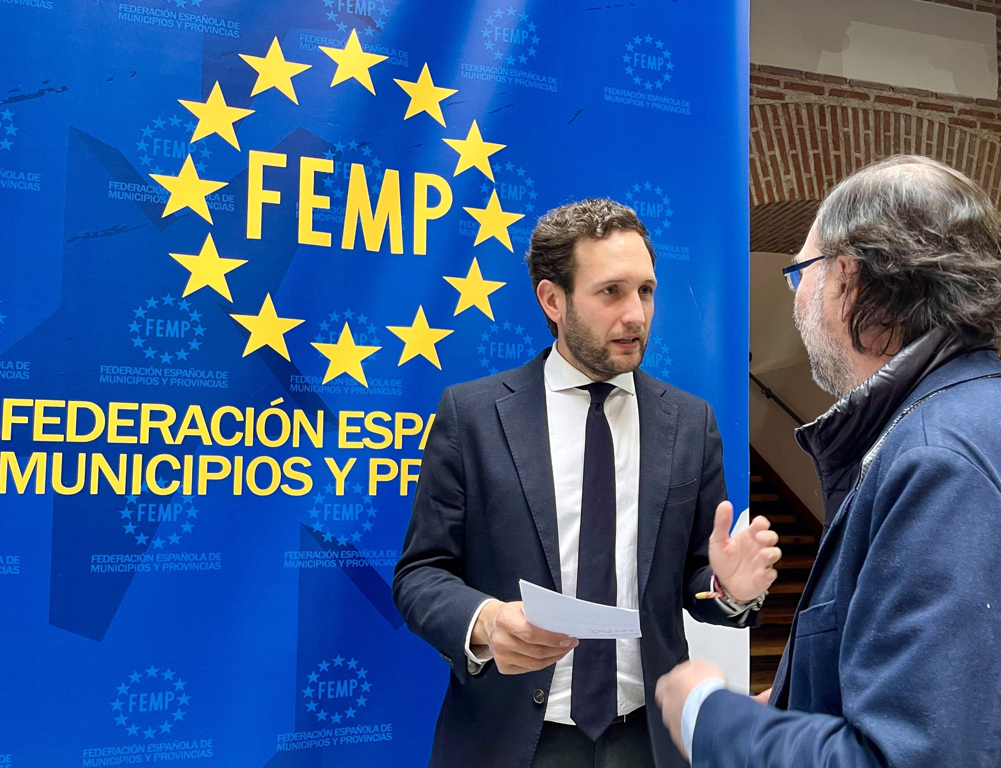Isaac Claver, alcalde de Monzón, que ha recibido una subvención de los fondos europeos.