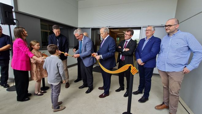 Olona ha inaugurado la nueva fábrica de piensos de Cincaporc en Fraga.