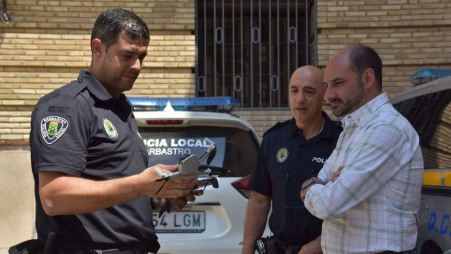 Barbastro ya tiene ojos que lo sobrevuelan Barbastro ya tiene ojos que lo sobrevuelan