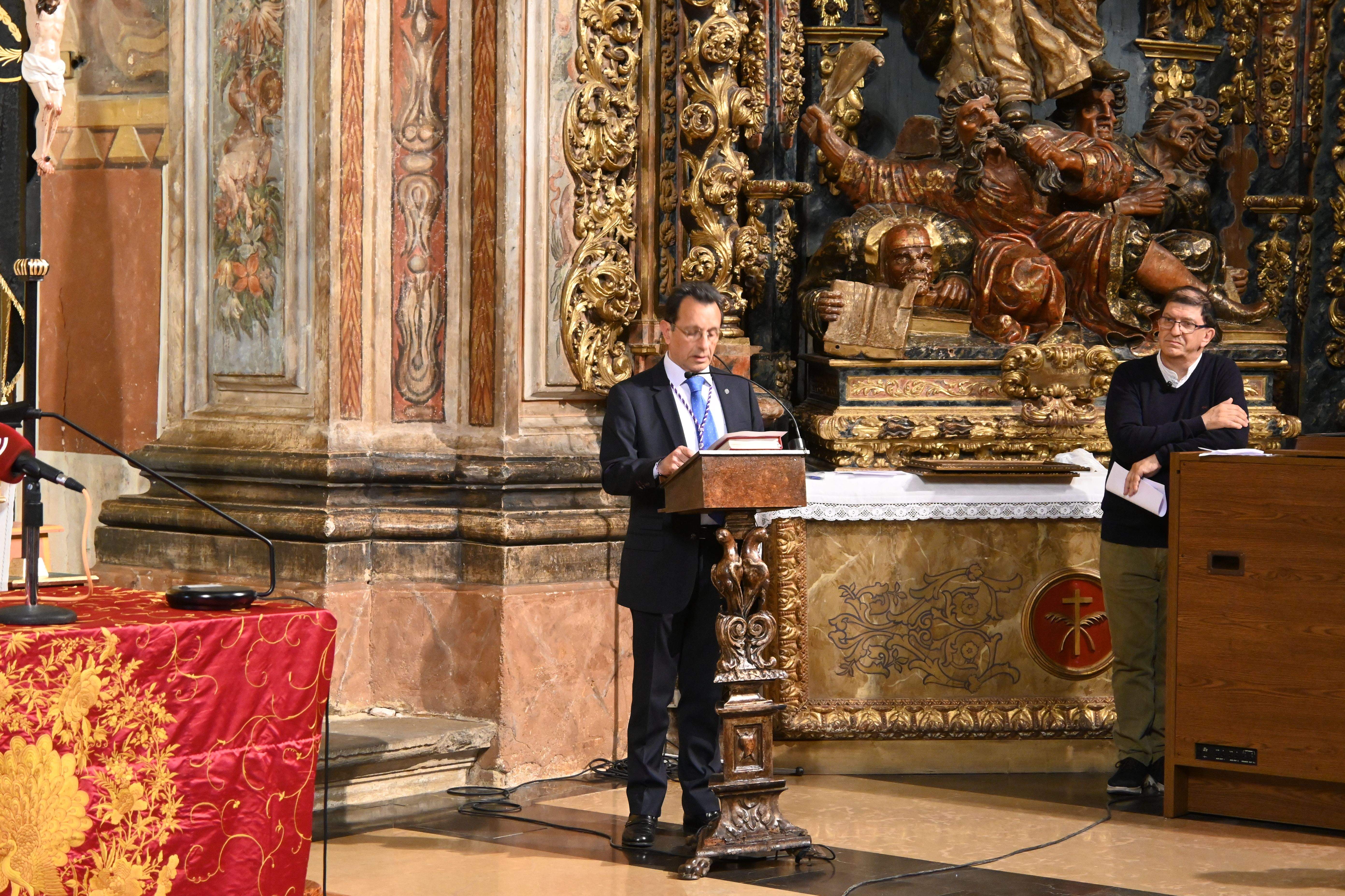 Pregón de la Semana Santa en la ciudad de Huesca. Foto Carlos Jalle 