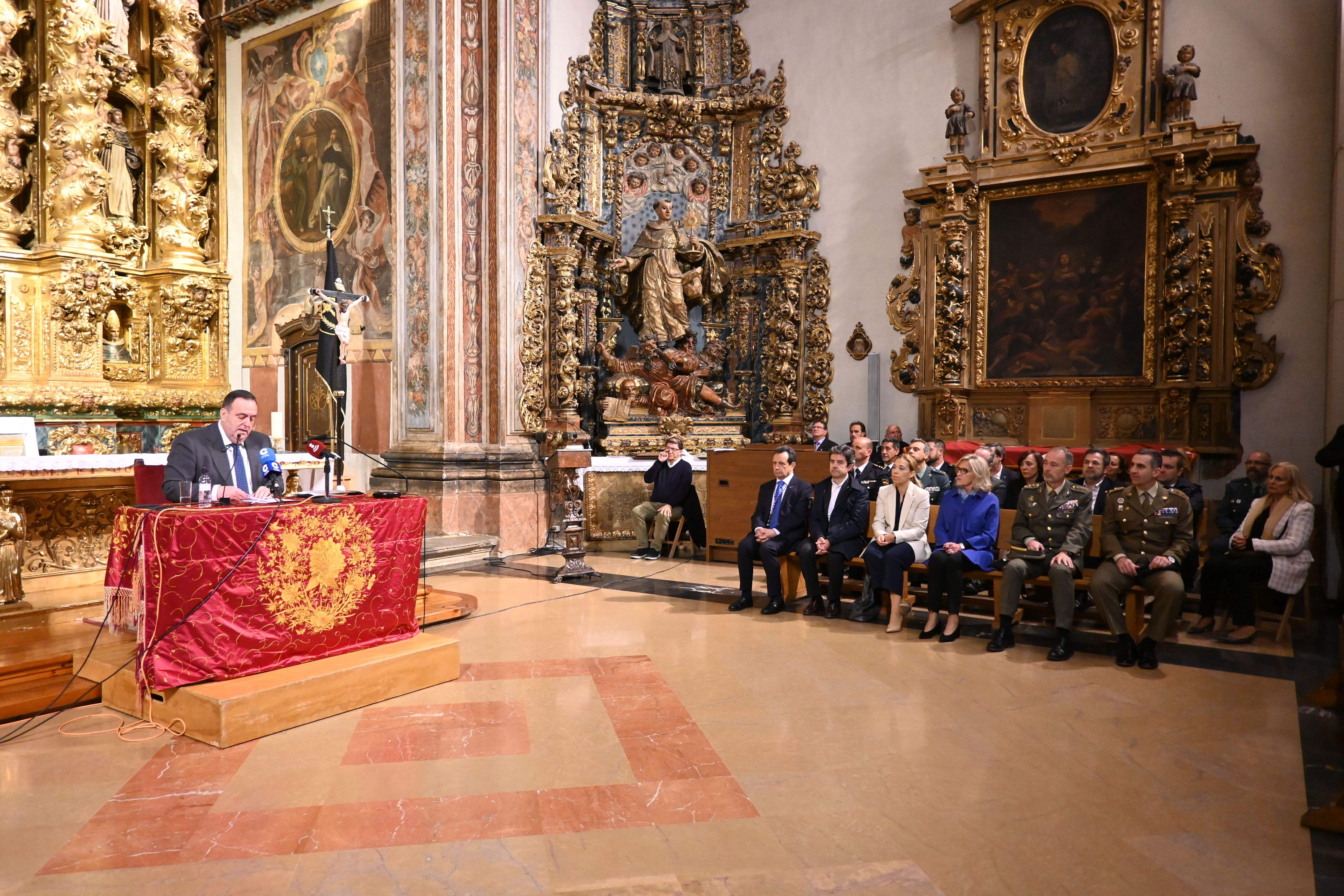 Pregón de la Semana Santa en la ciudad de Huesca. Foto Carlos Jalle 