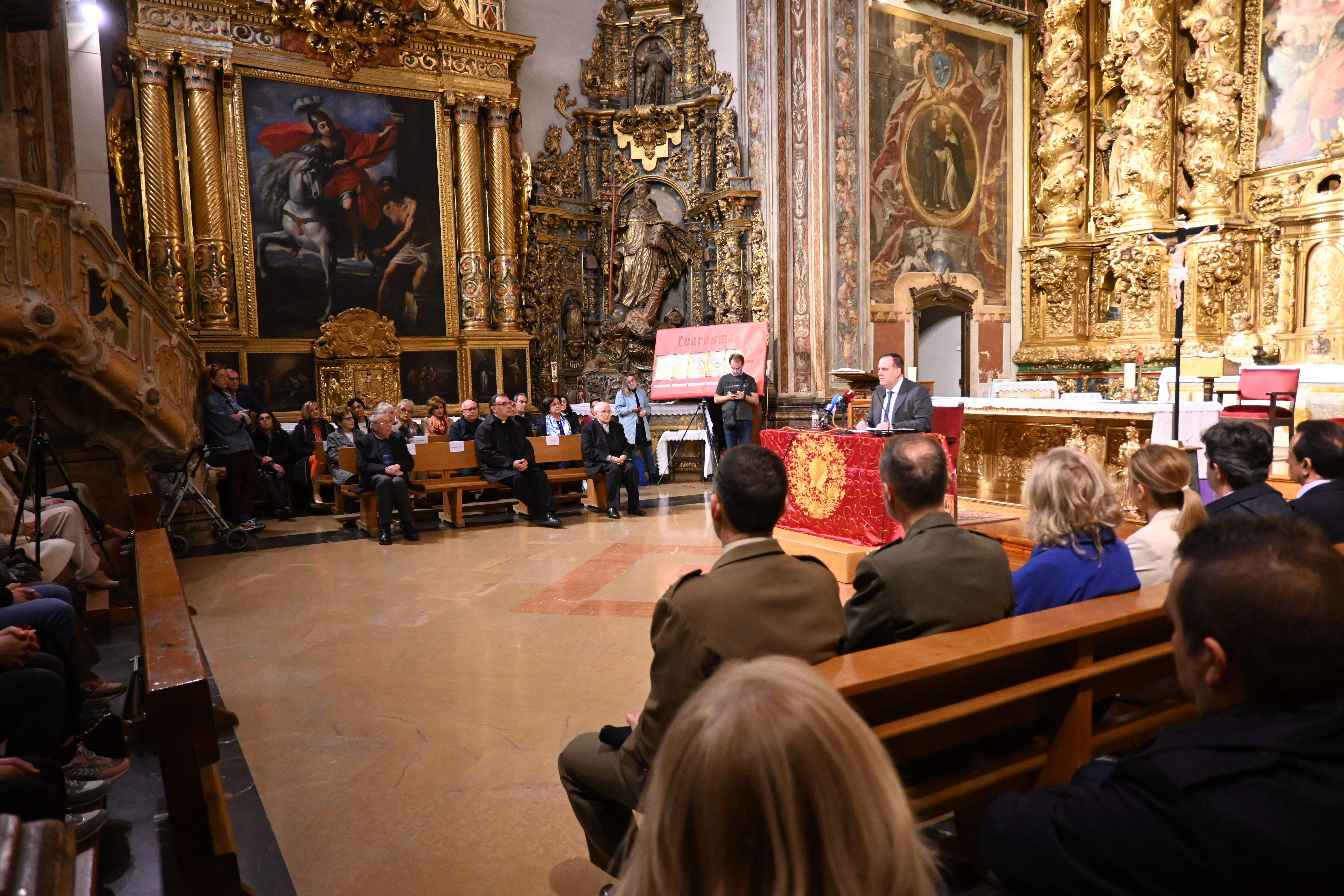 Pregón de la Semana Santa en la ciudad de Huesca. Foto Carlos Jalle 