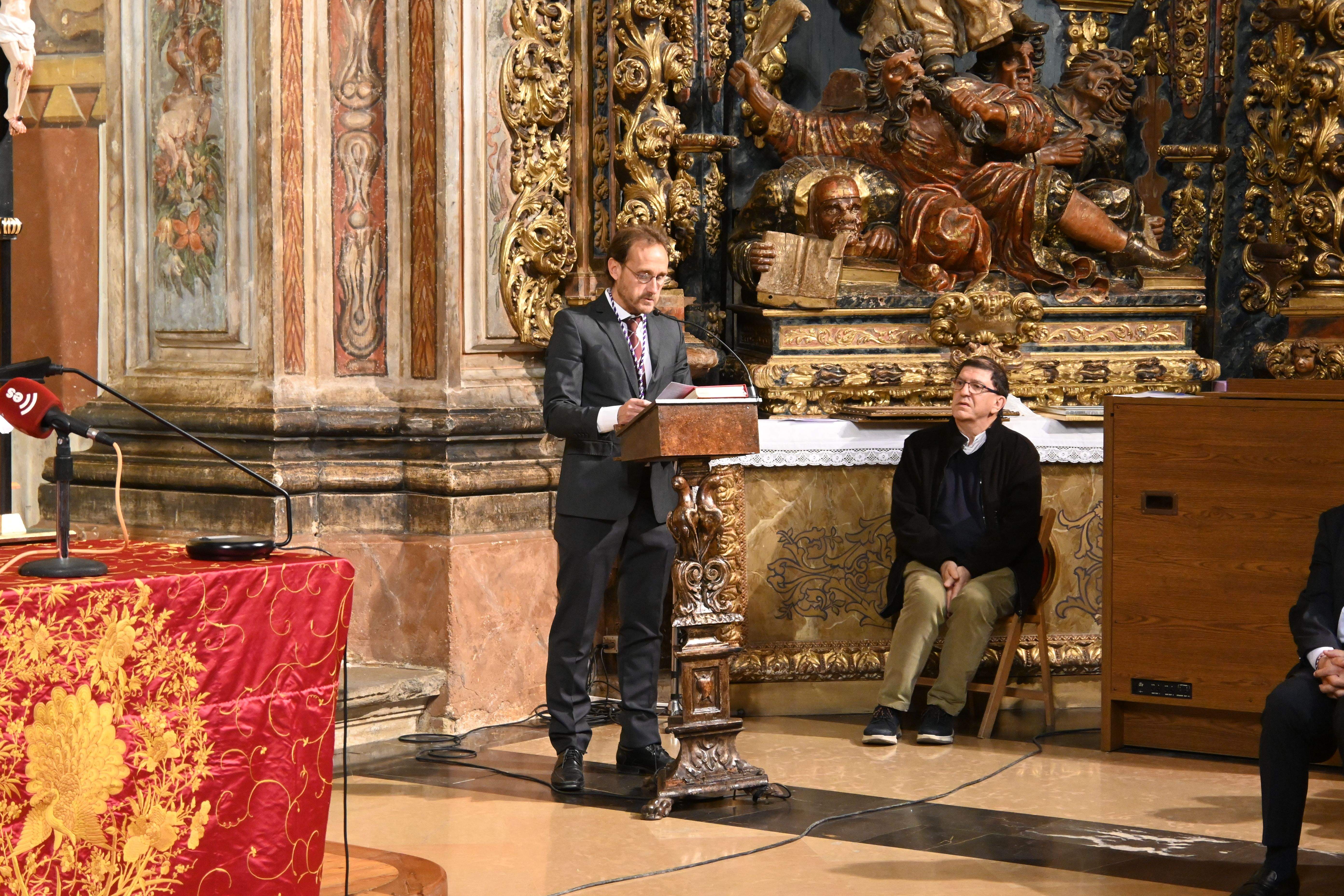 Pregón de la Semana Santa en la ciudad de Huesca. Foto Carlos Jalle 