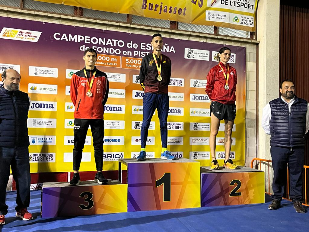Lahcen Ait, atleta del Phondy Team, bronce en el Campeonato de España de 10.000.