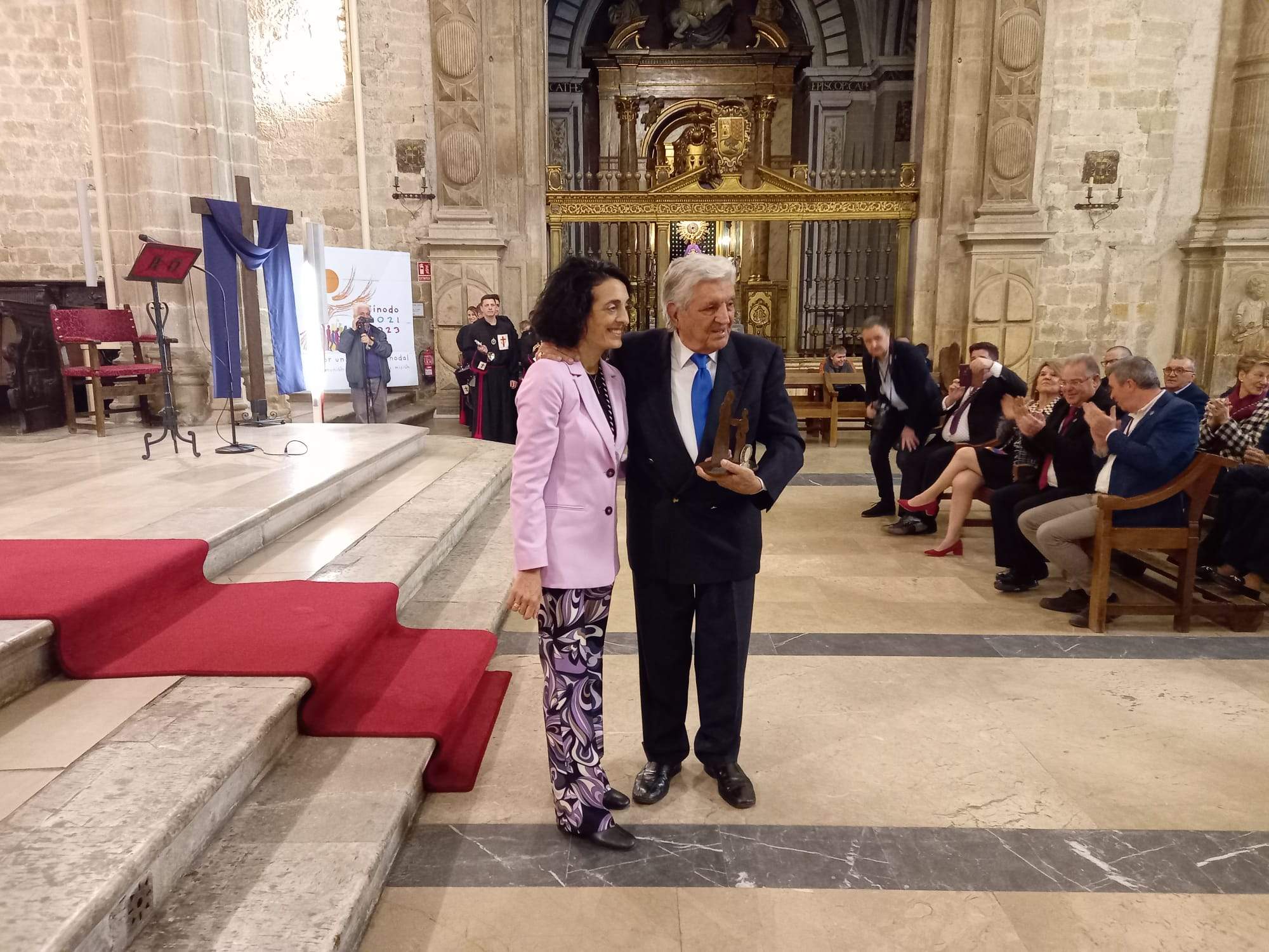 Pregón de la Semana Santa de Barbastro.  Foto Servicio Especial