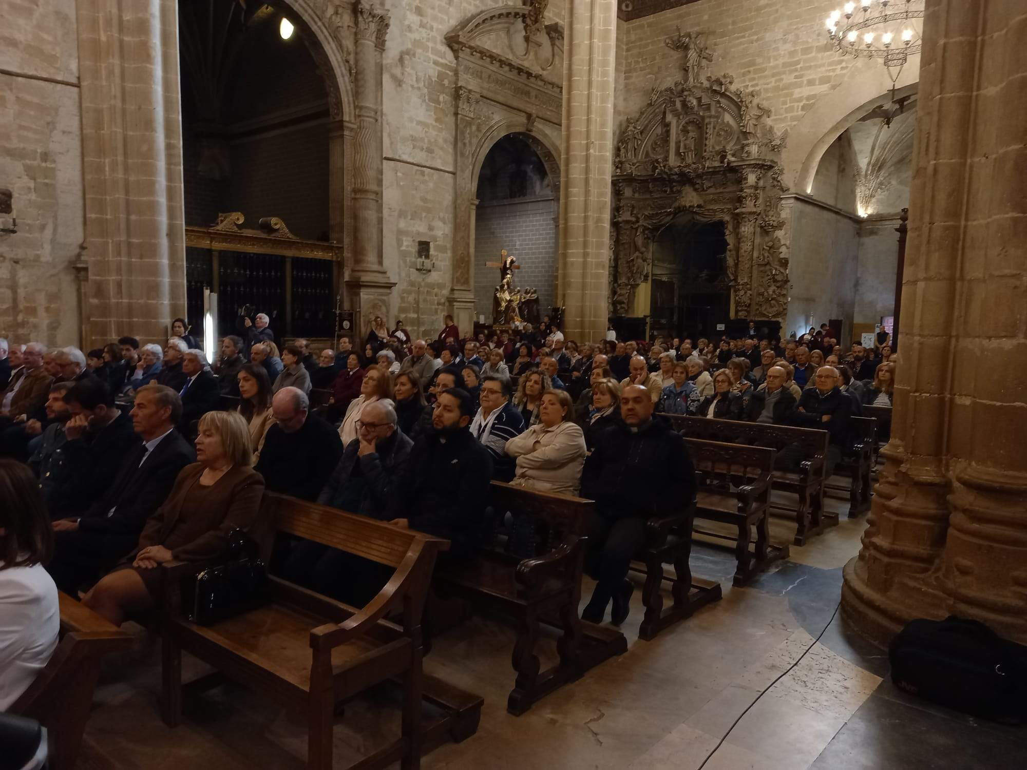Pregón de la Semana Santa de Barbastro.  Foto Servicio Especial