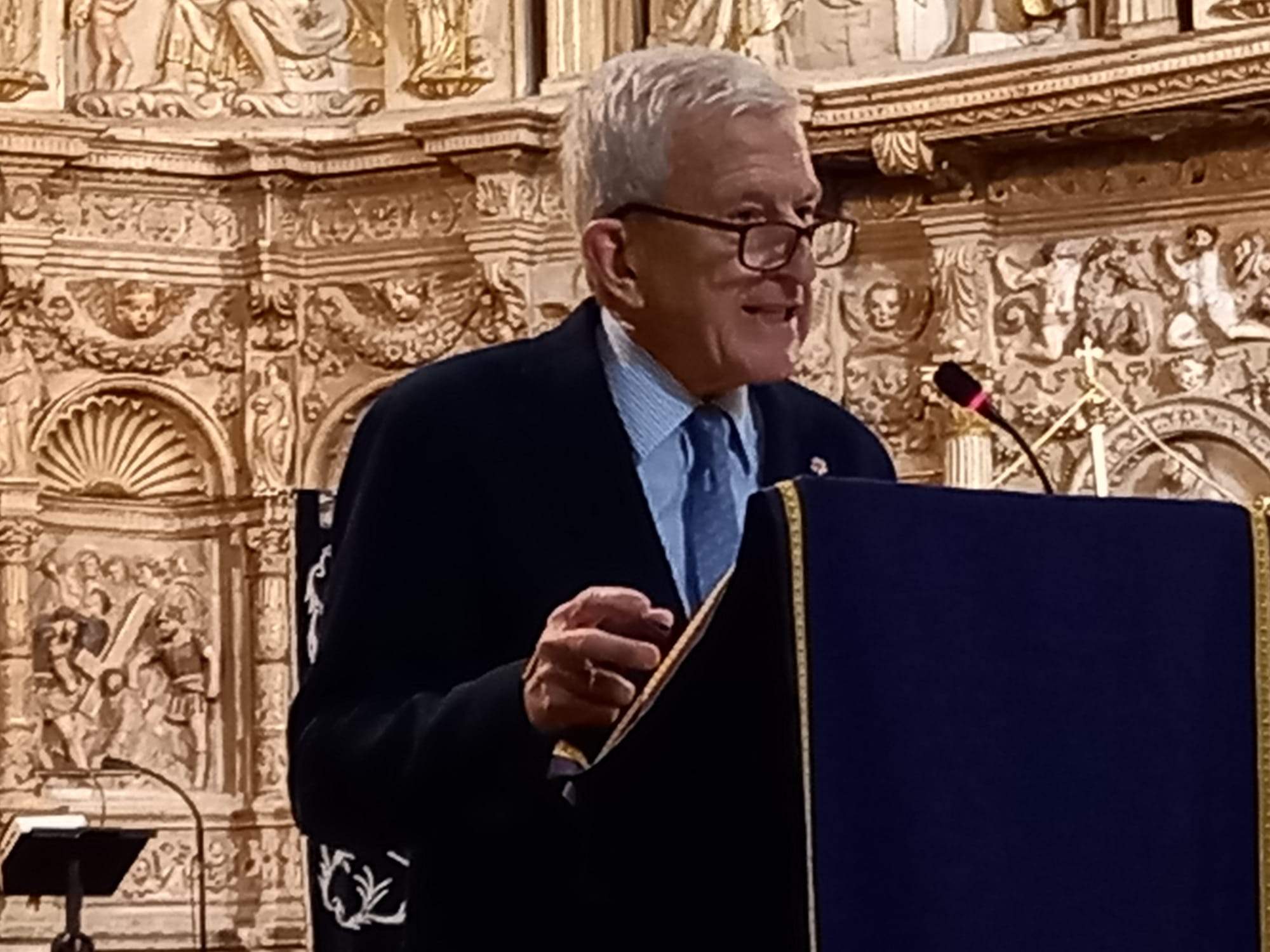 Pregón de la Semana Santa de Barbastro.  Foto Servicio Especial