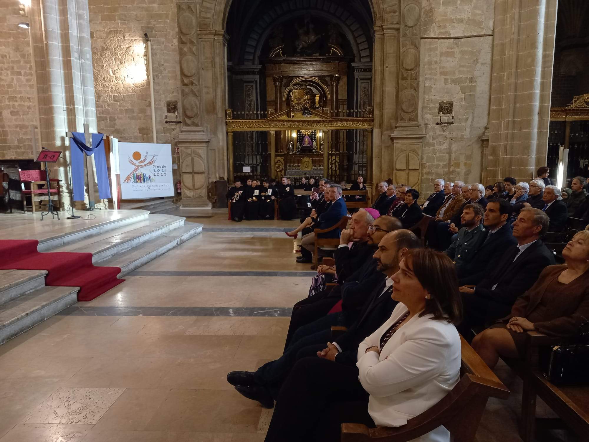 Pregón de la Semana Santa de Barbastro.  Foto Servicio Especial