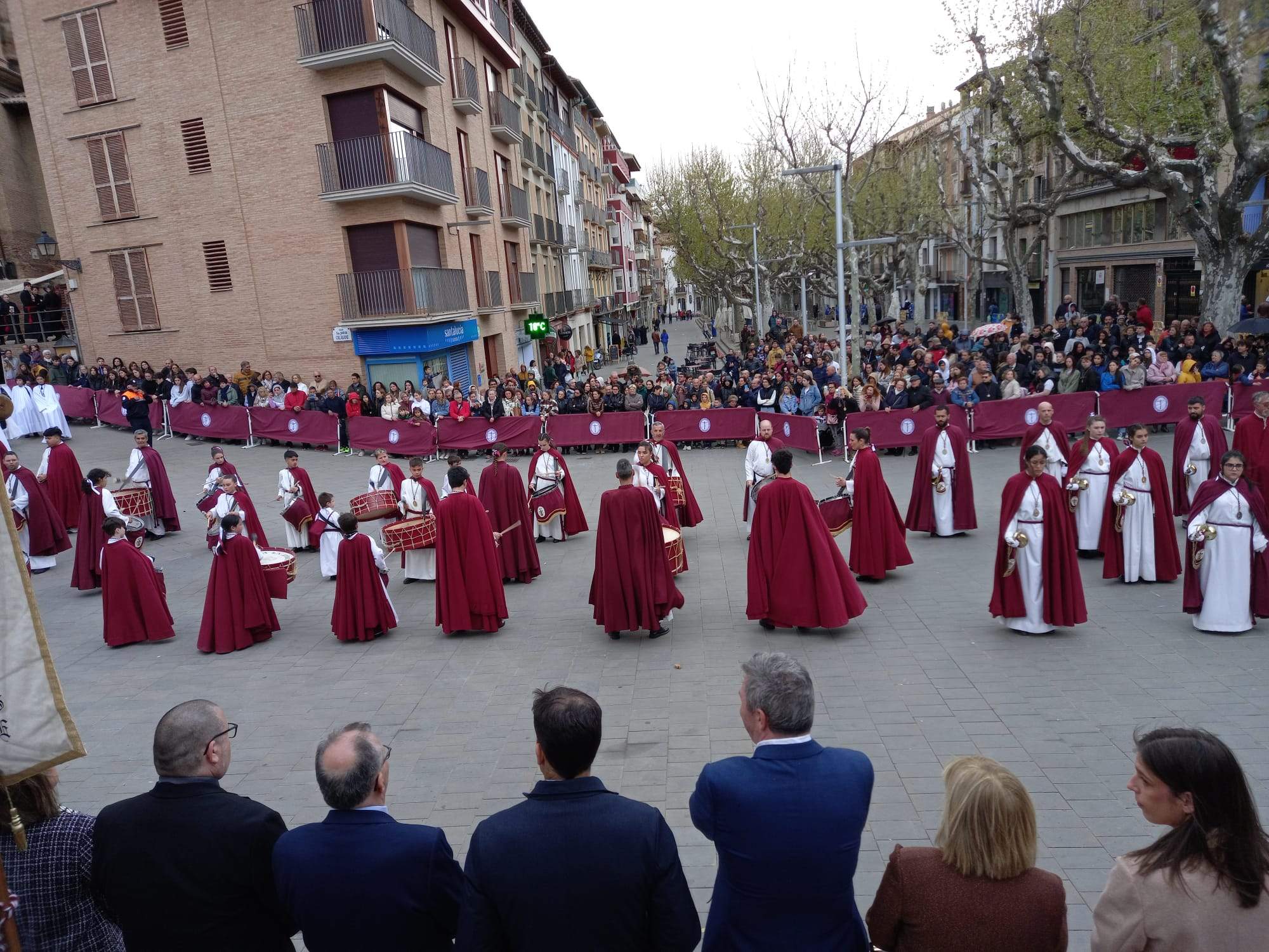Pregón de la Semana Santa de Barbastro.  Foto Servicio Especial