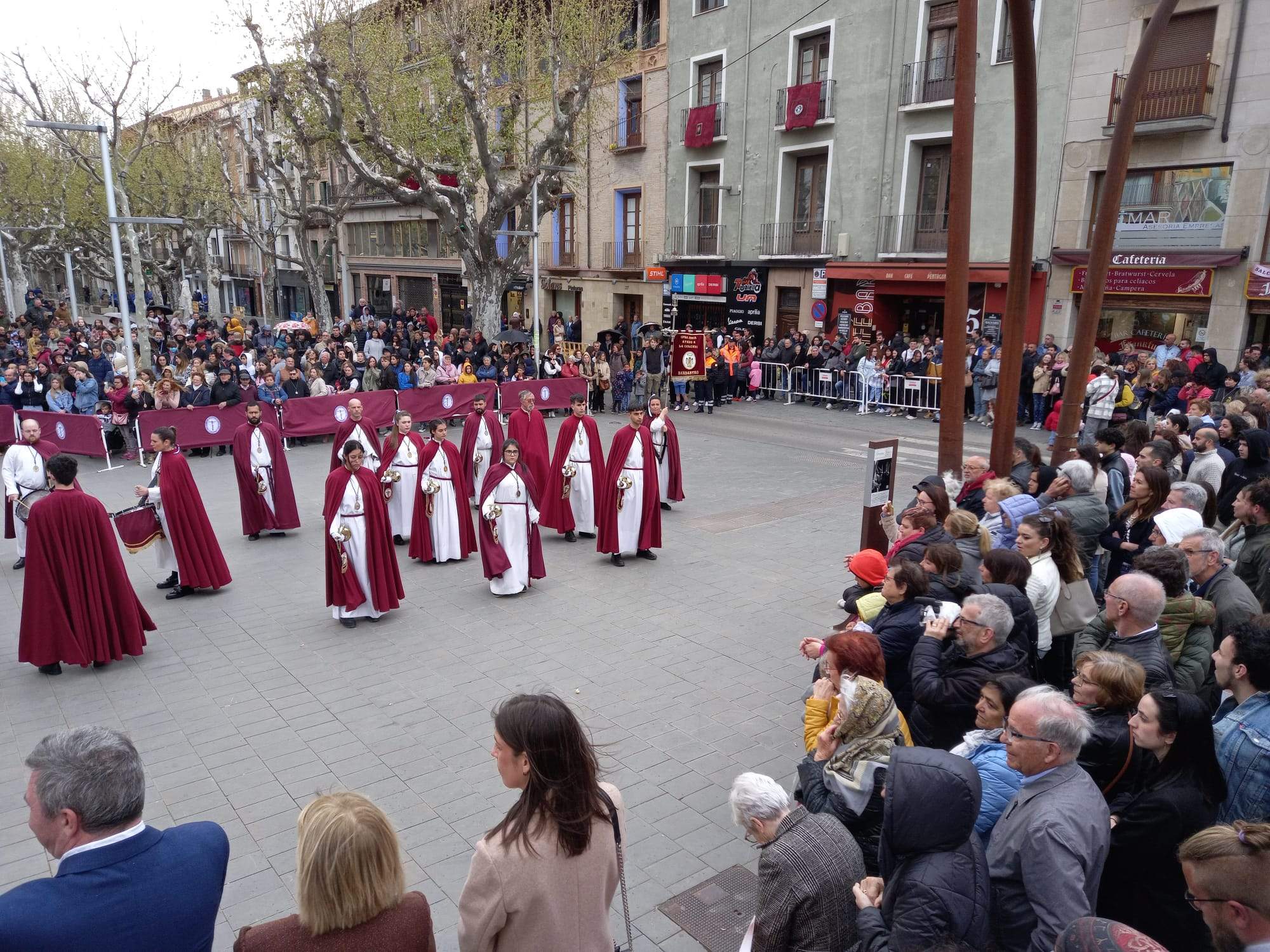 Pregón de la Semana Santa de Barbastro.  Foto Servicio Especial