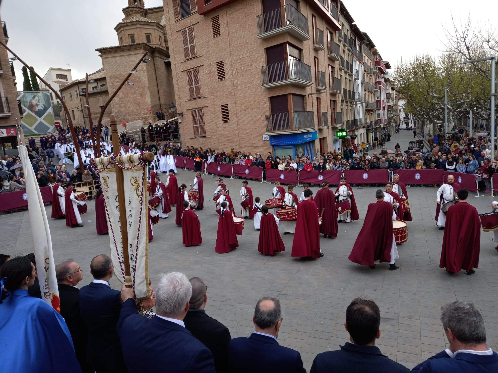 Pregón de la Semana Santa de Barbastro.  Foto Servicio Especial