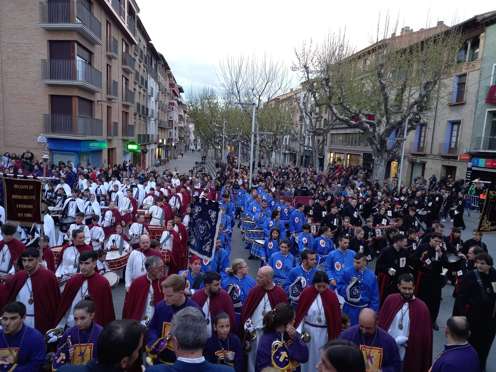 Una bonita estampa en la Exaltación del Tambor