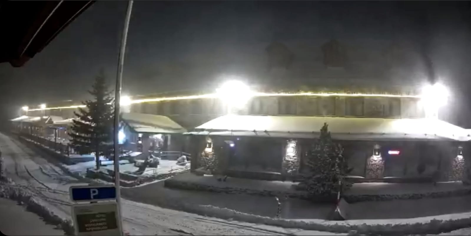 Nevada en el arranque de la Semana Santa