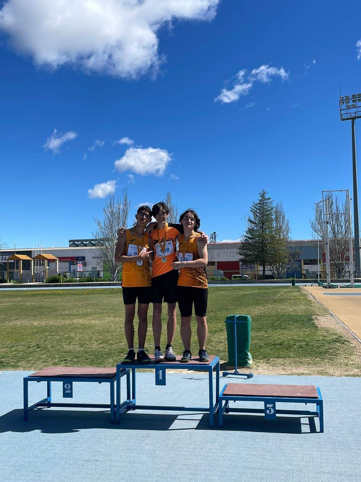 Podio Sub 16 masculino