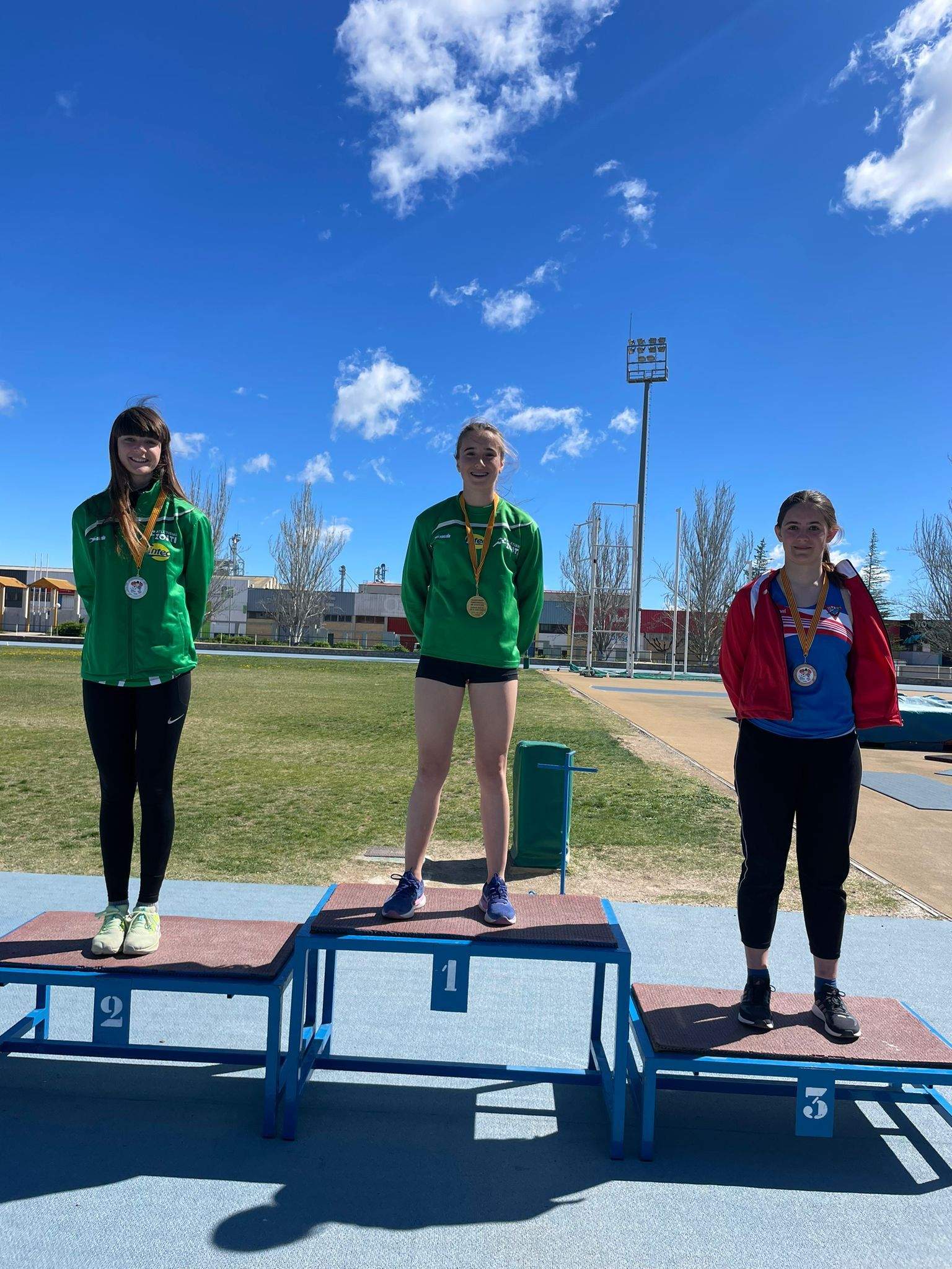 Podio Sub 16 femenino