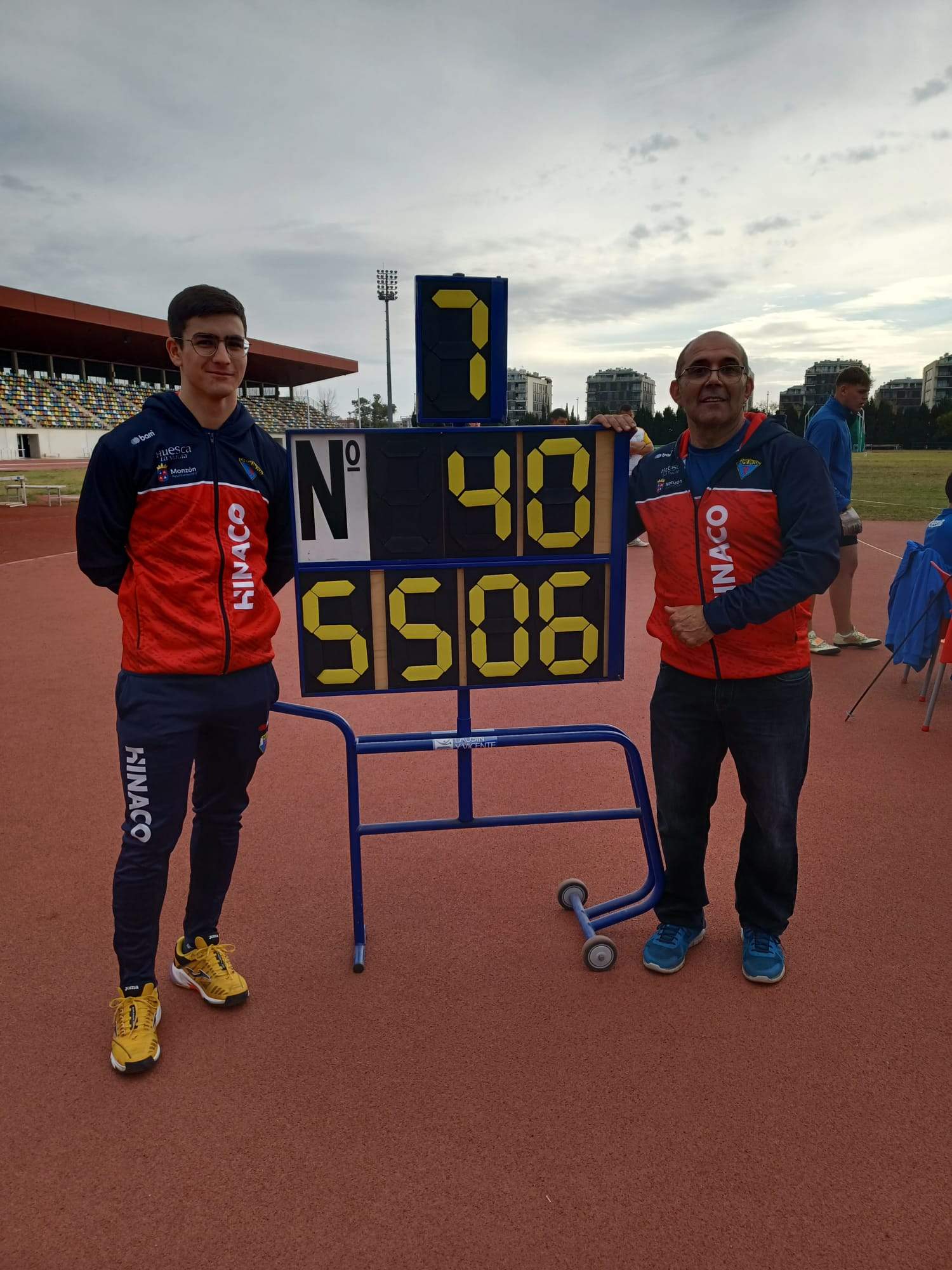 Javi Prieto, de Hinaco Monzón.